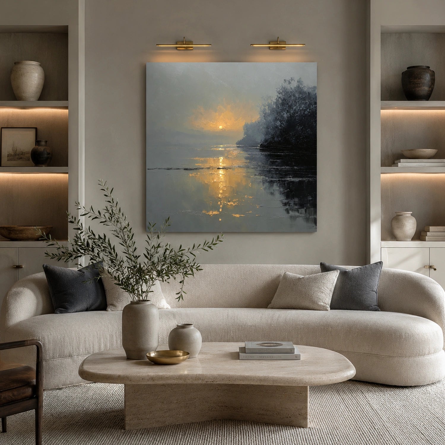 Sea & Sky Abstract Wall Art #MS335