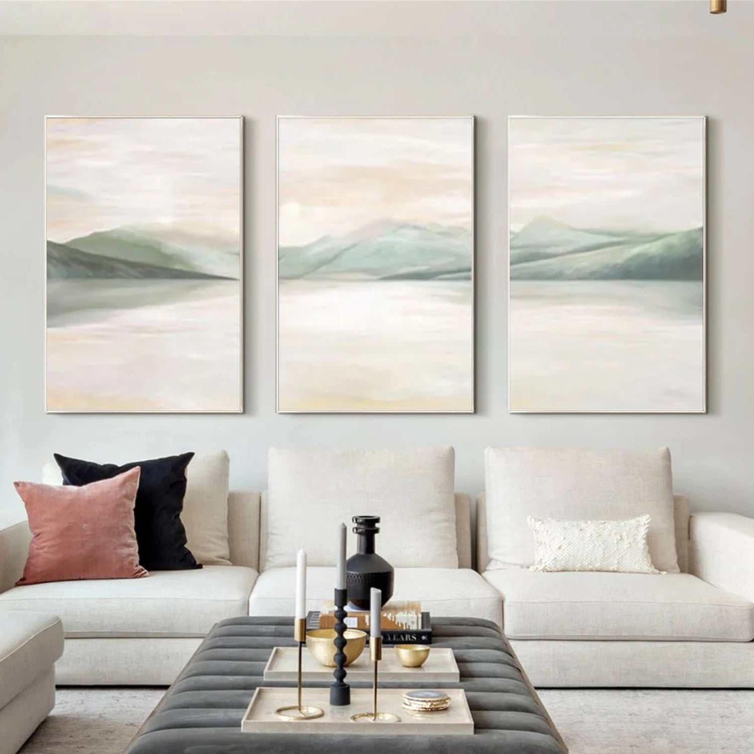 Minimalist Mountain Canvas Art Set of 3 #MM311