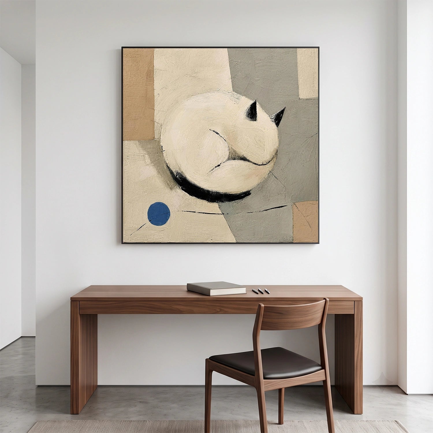 Abstract Animal Cat Wall Art #AL207