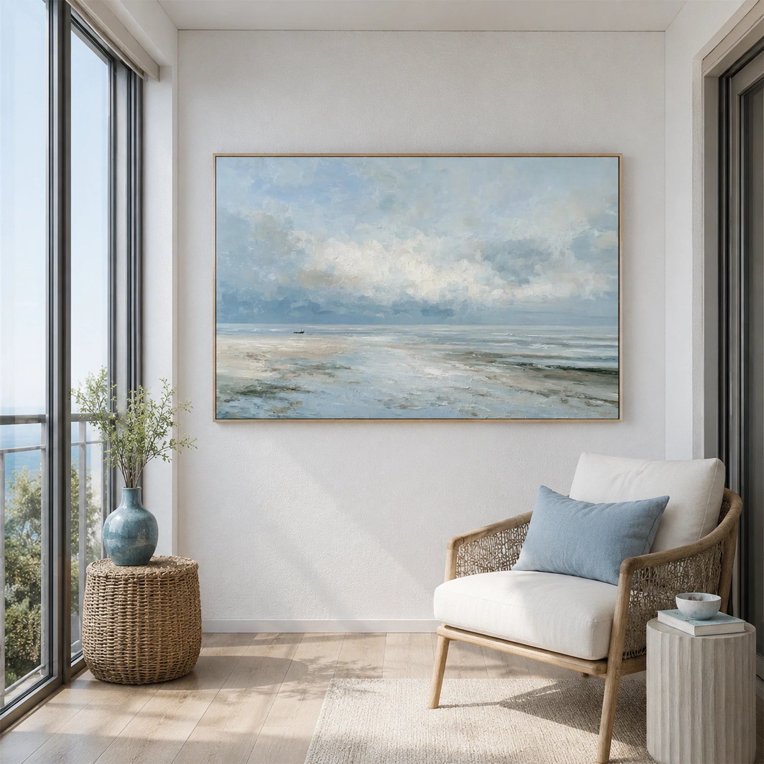 Sea & Sky Abstract Wall Art #MS347