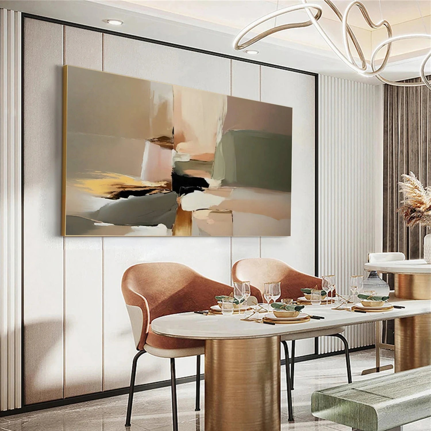 Abstract Canvas Art #WS652