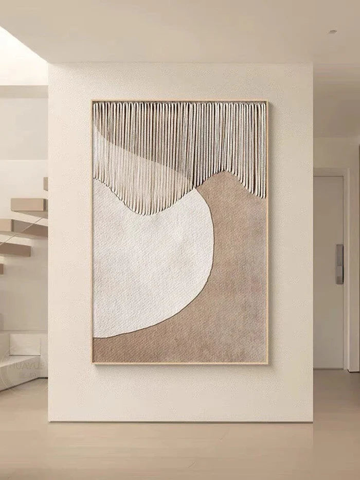 Minimalist Brown & Beige Art #MB001