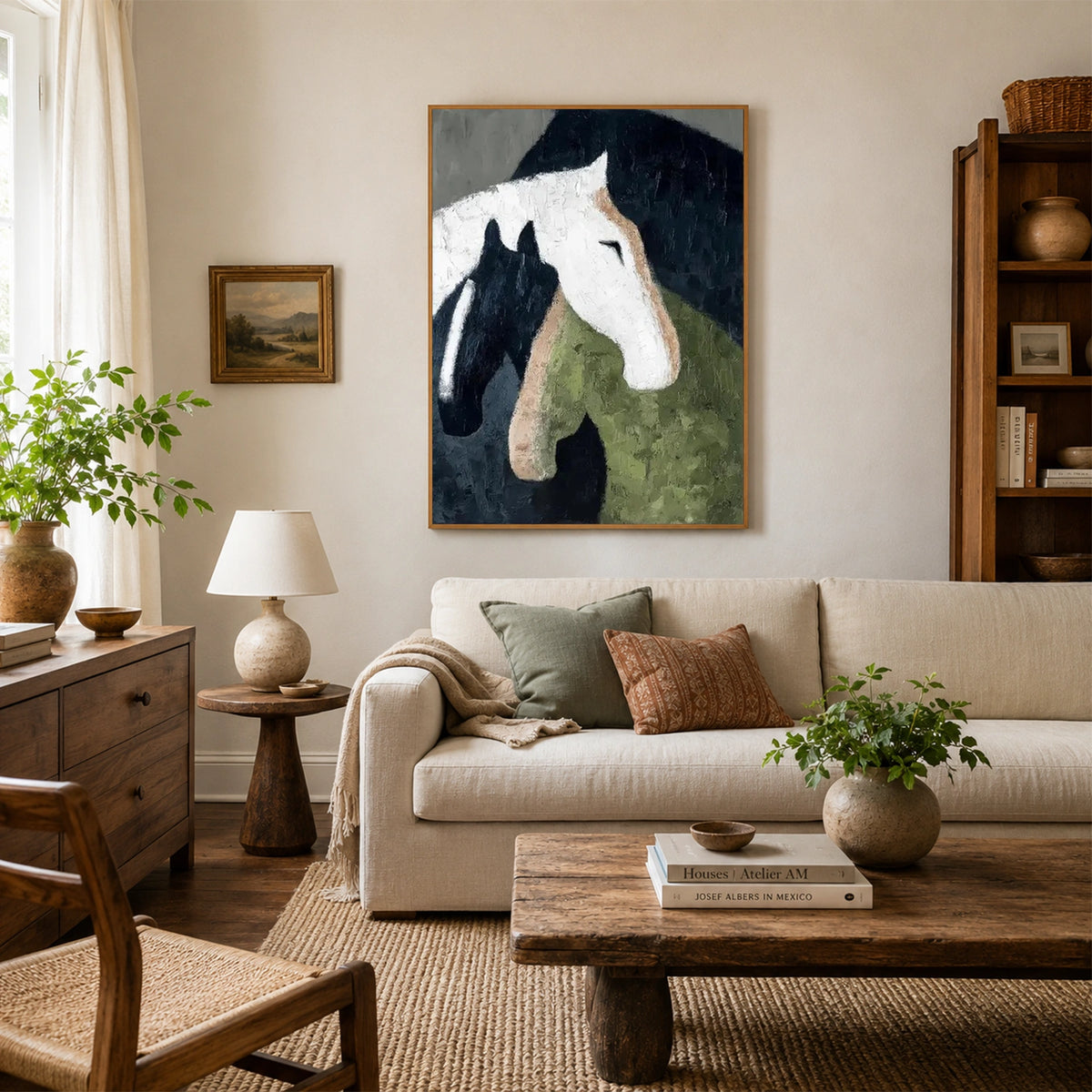Abstract Animal Horse Wall Art #AL230