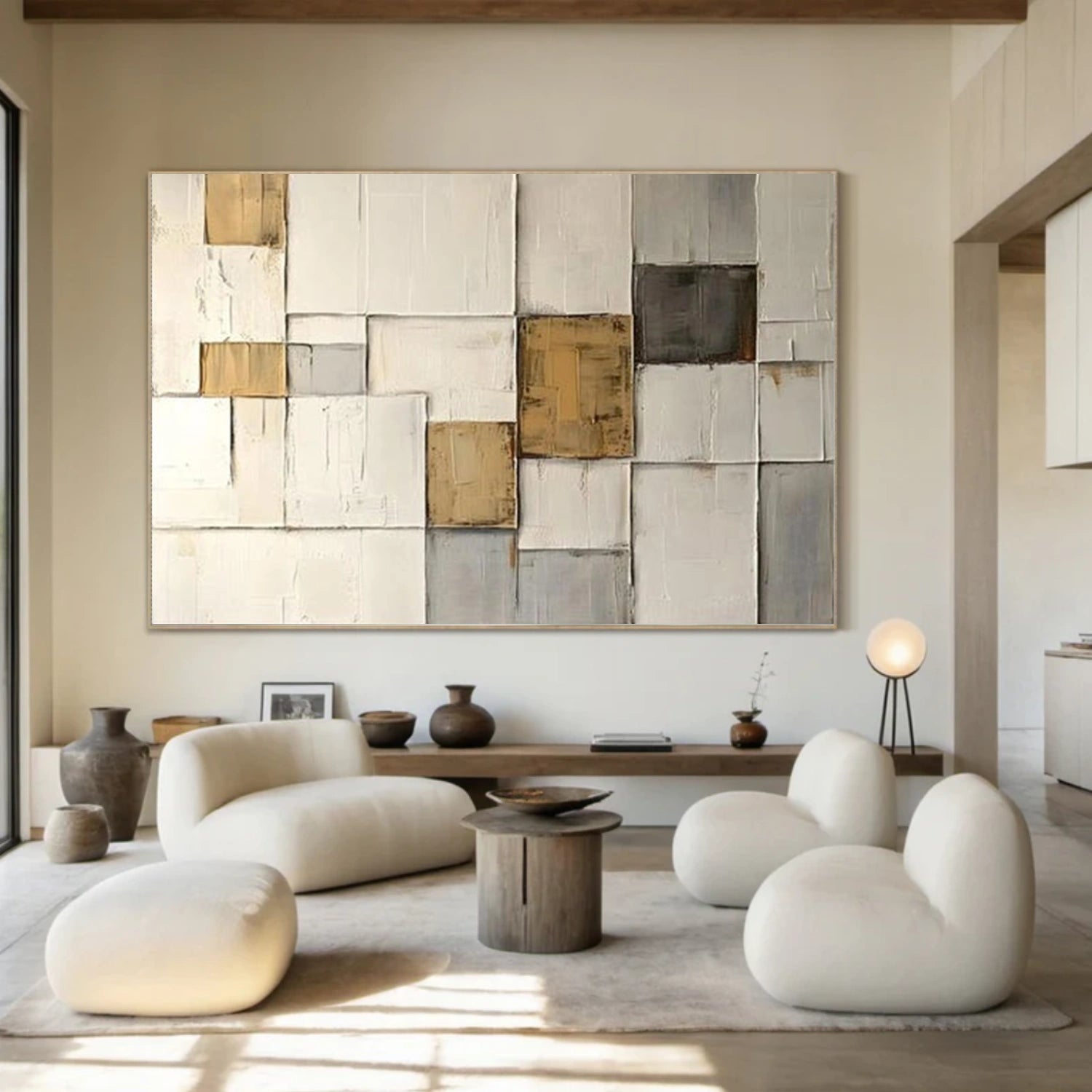 Wabi Sabi Textured Canvas Art #WS971