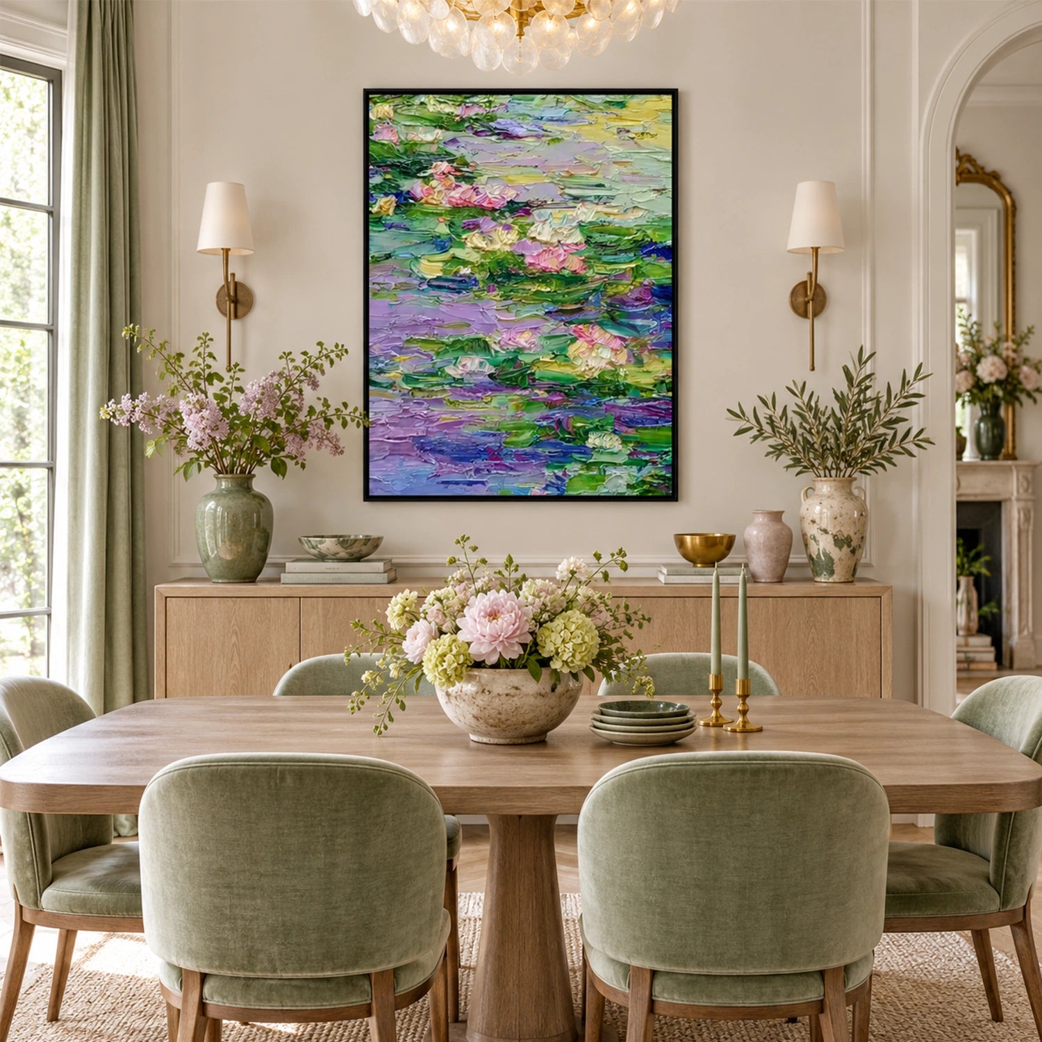 Flower & Tree Abstract Wall Art #ML289