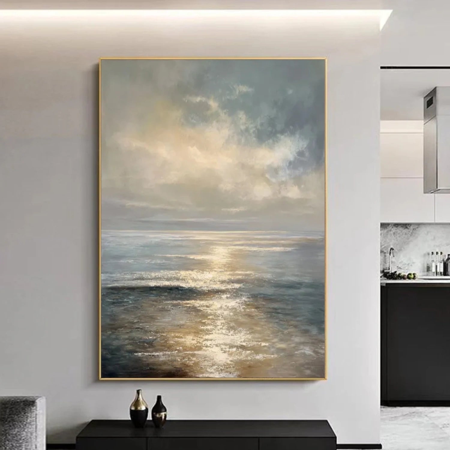 Sea & Sky Abstract Wall Art #MS188