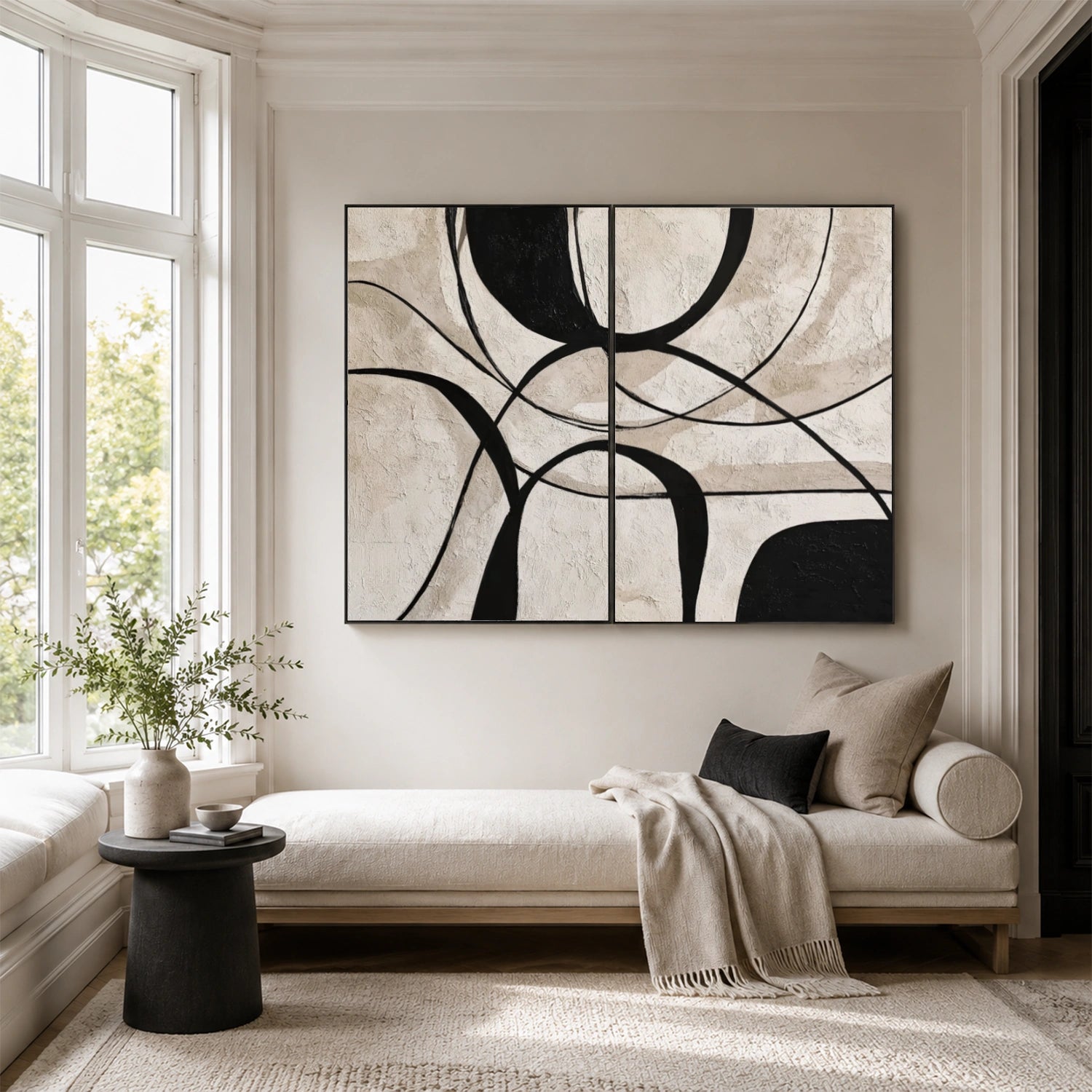 Wabi Sabi Canvas Art Set of 2 #WS1106