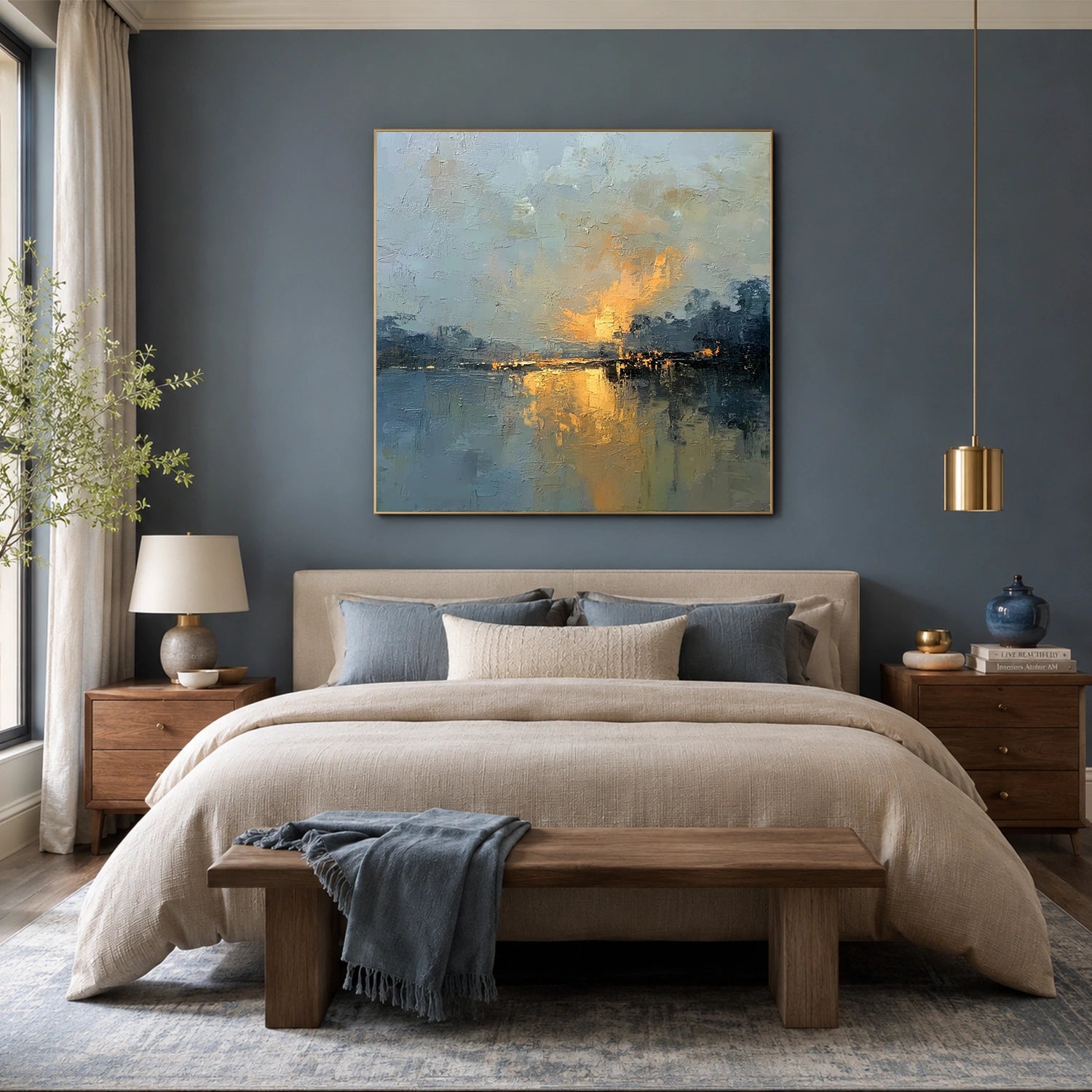 Sea & Sky Abstract Wall Art #MS338