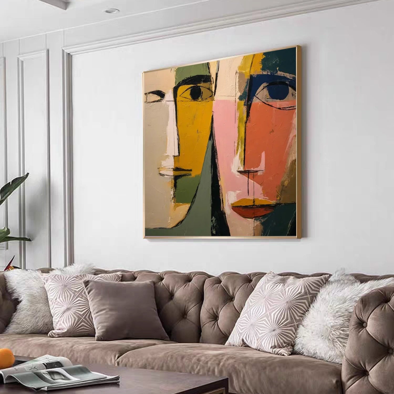 Abstract Portrait Wall Art #AP068
