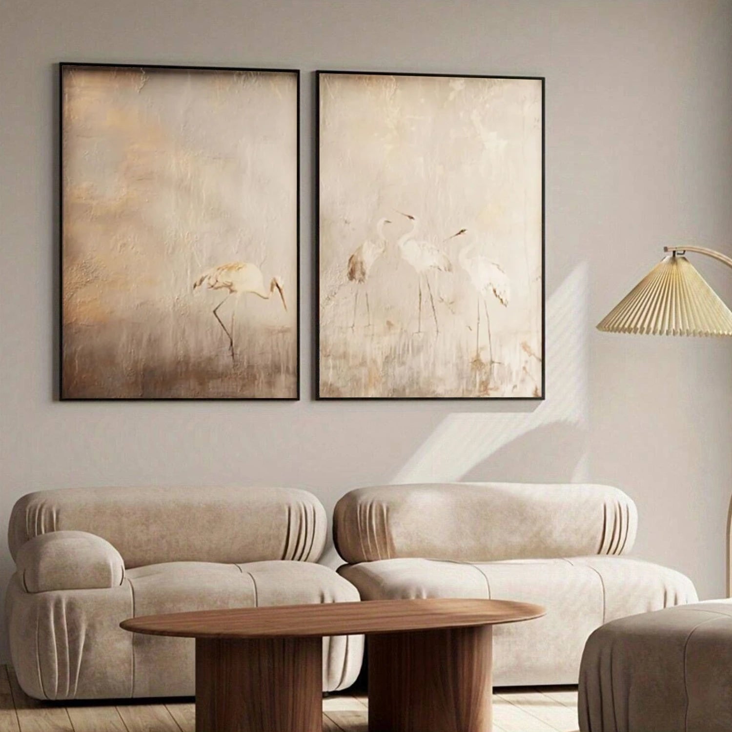 Abstract Animal Wall Art Set of 2 #AL141