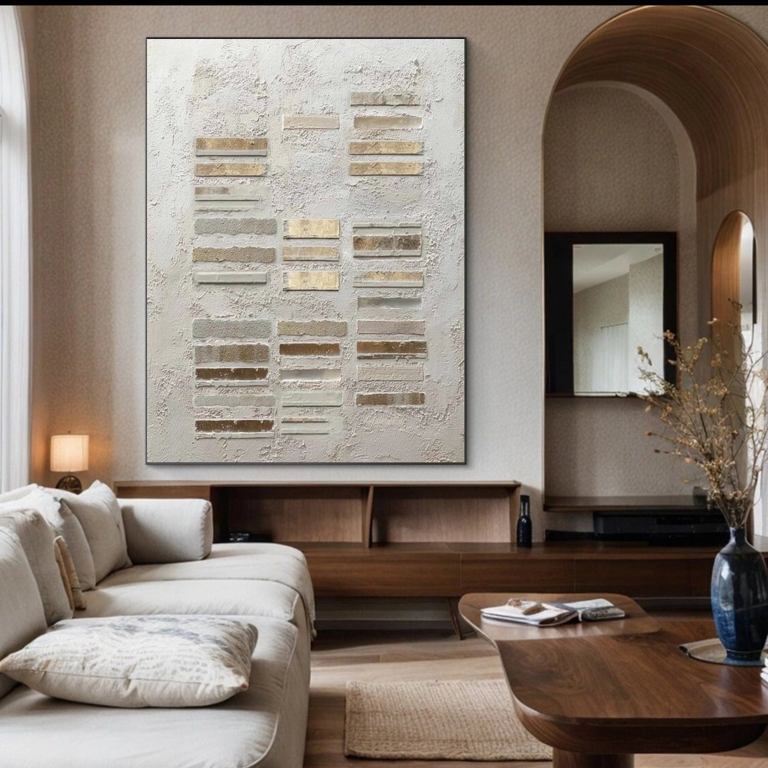 Wabi Sabi Textured Canvas Art #WS933