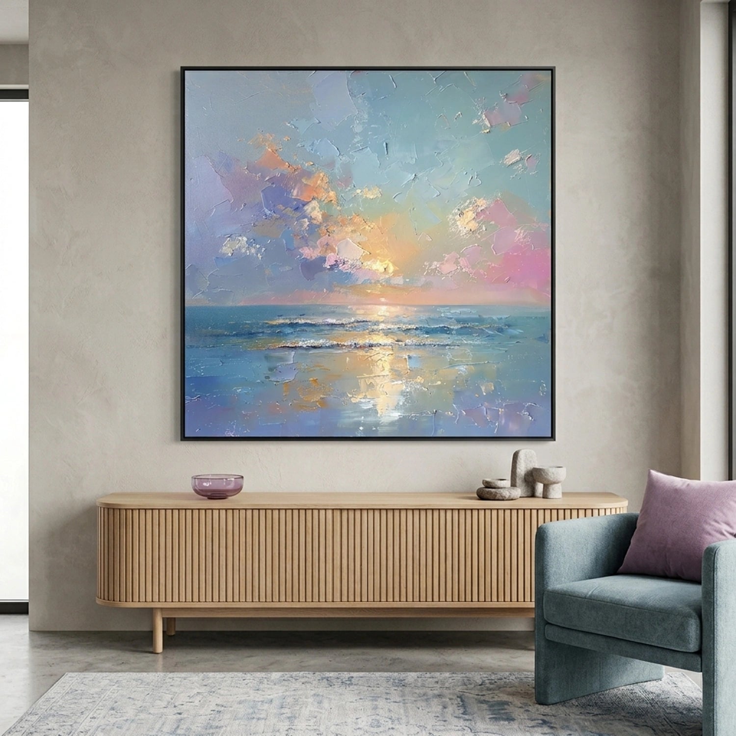 Sea & Sky Abstract Wall Art #MS320