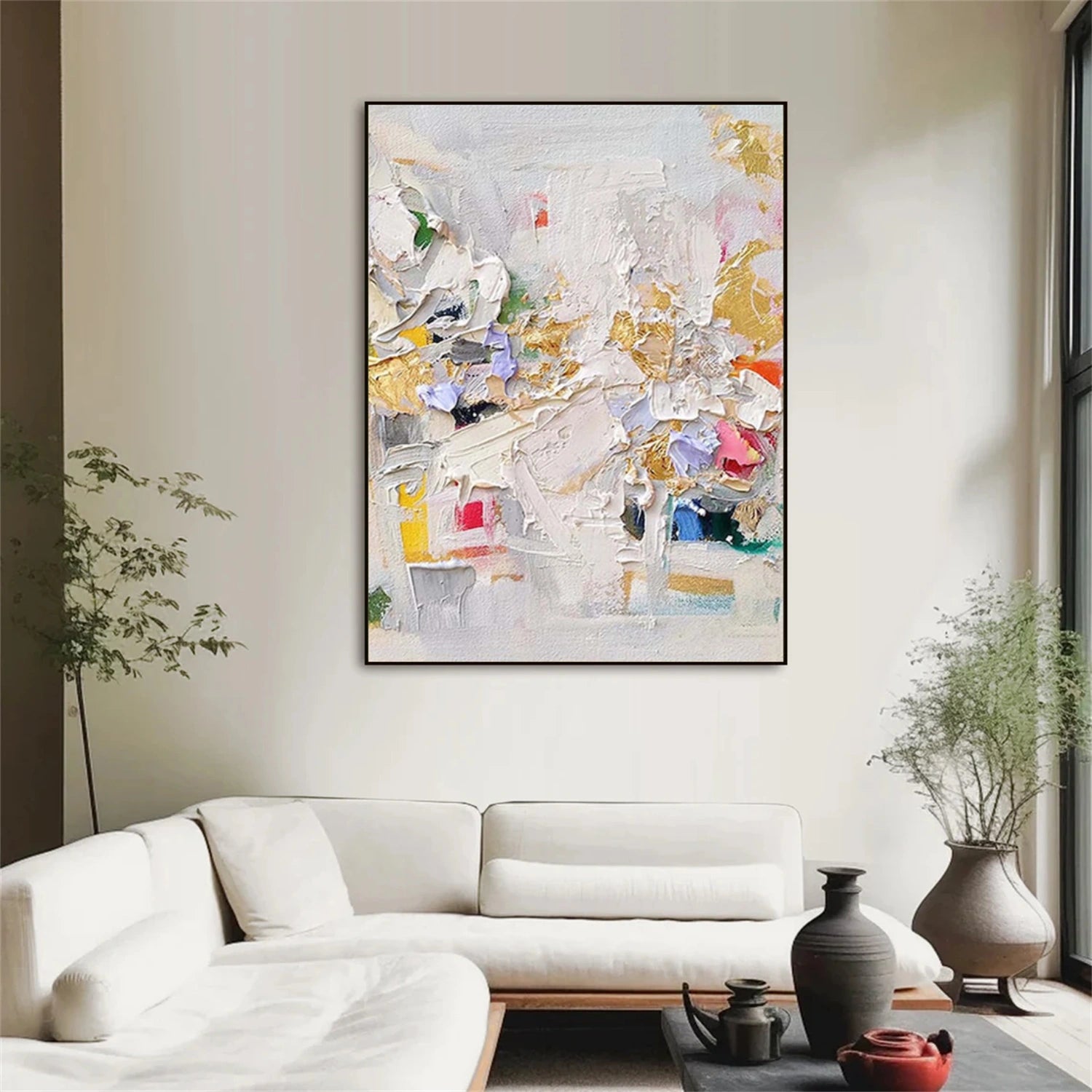 Abstract Textured Canvas Art #WS944