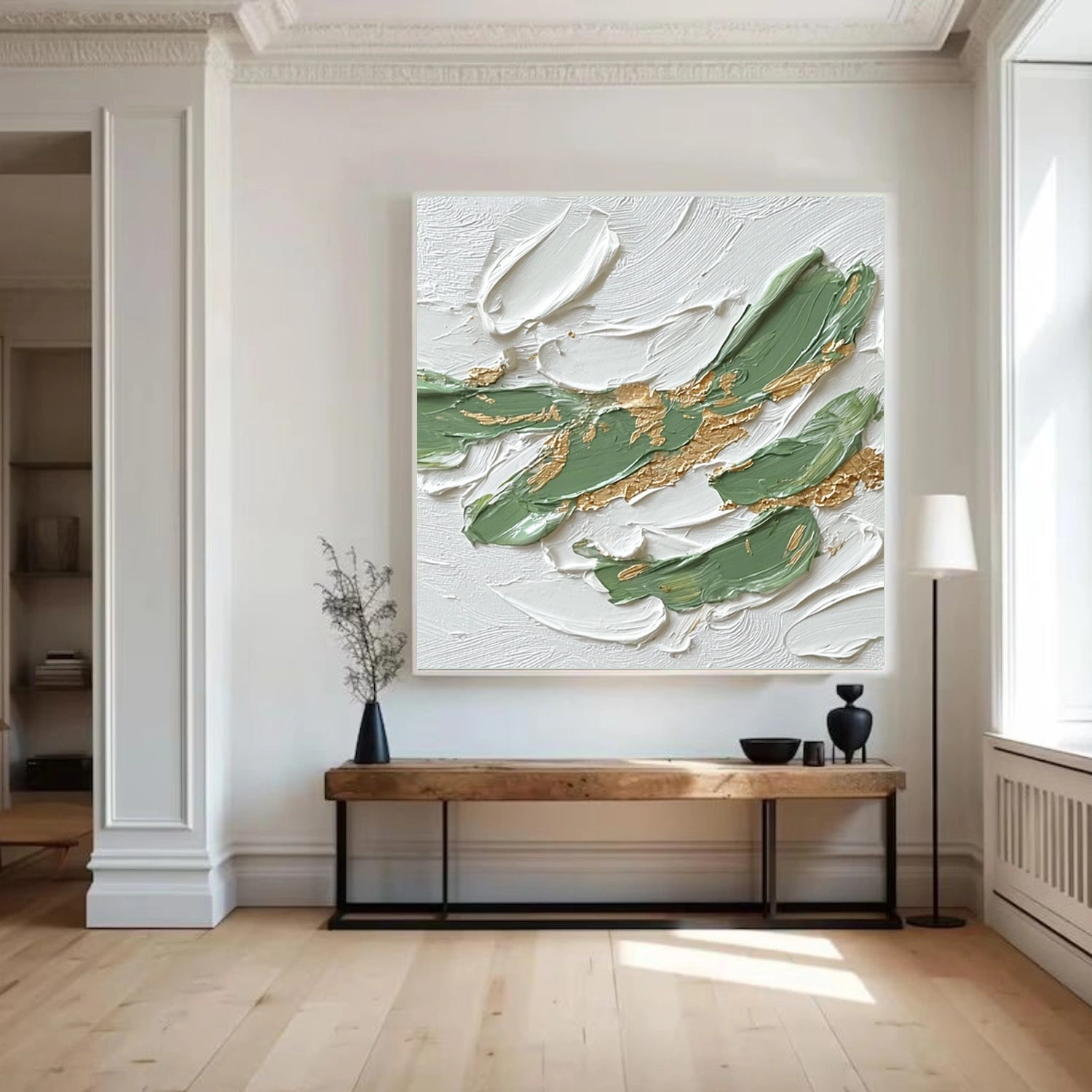 Abstract Textured Canvas Art #WS1000