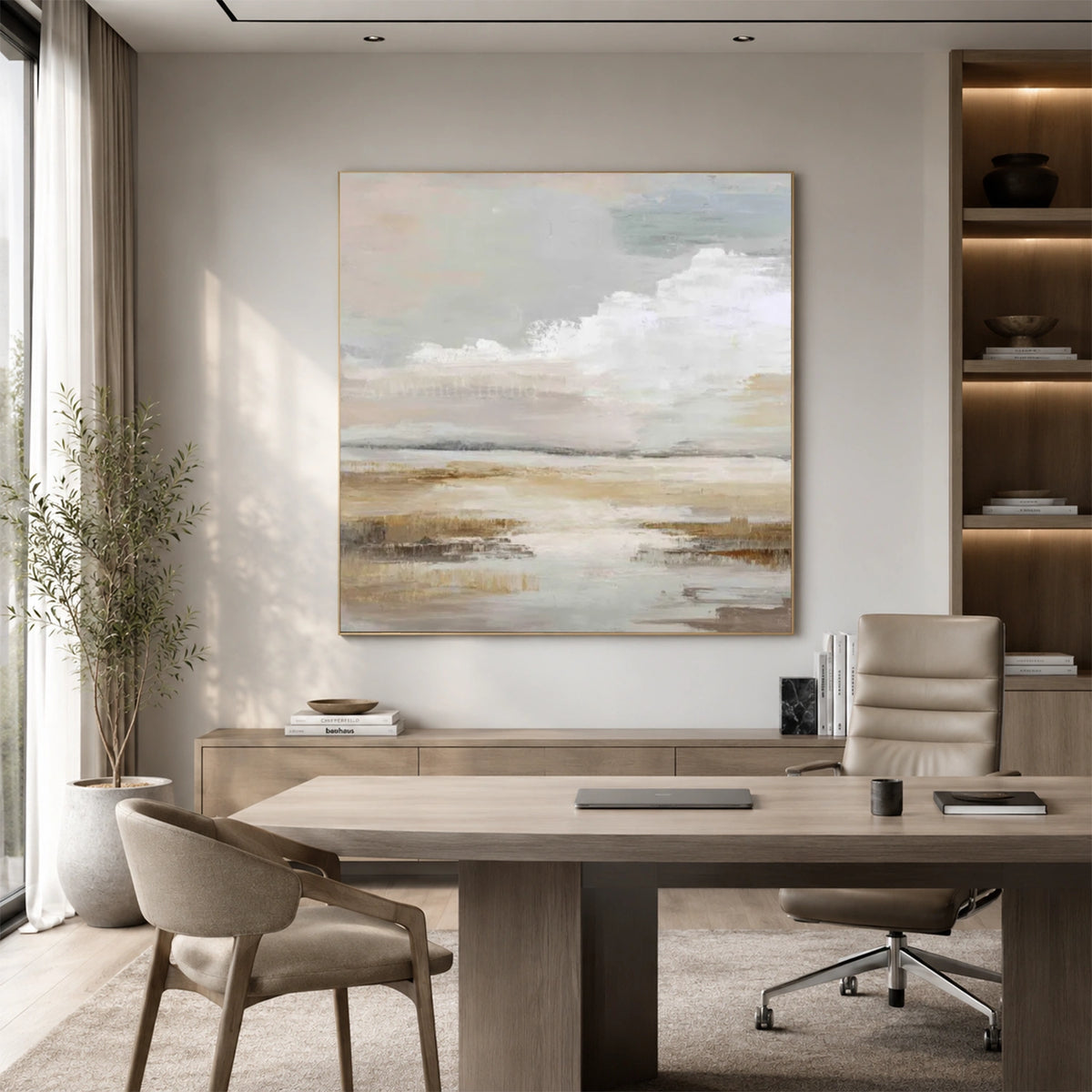 Sea & Sky Abstract Wall Art #MS380