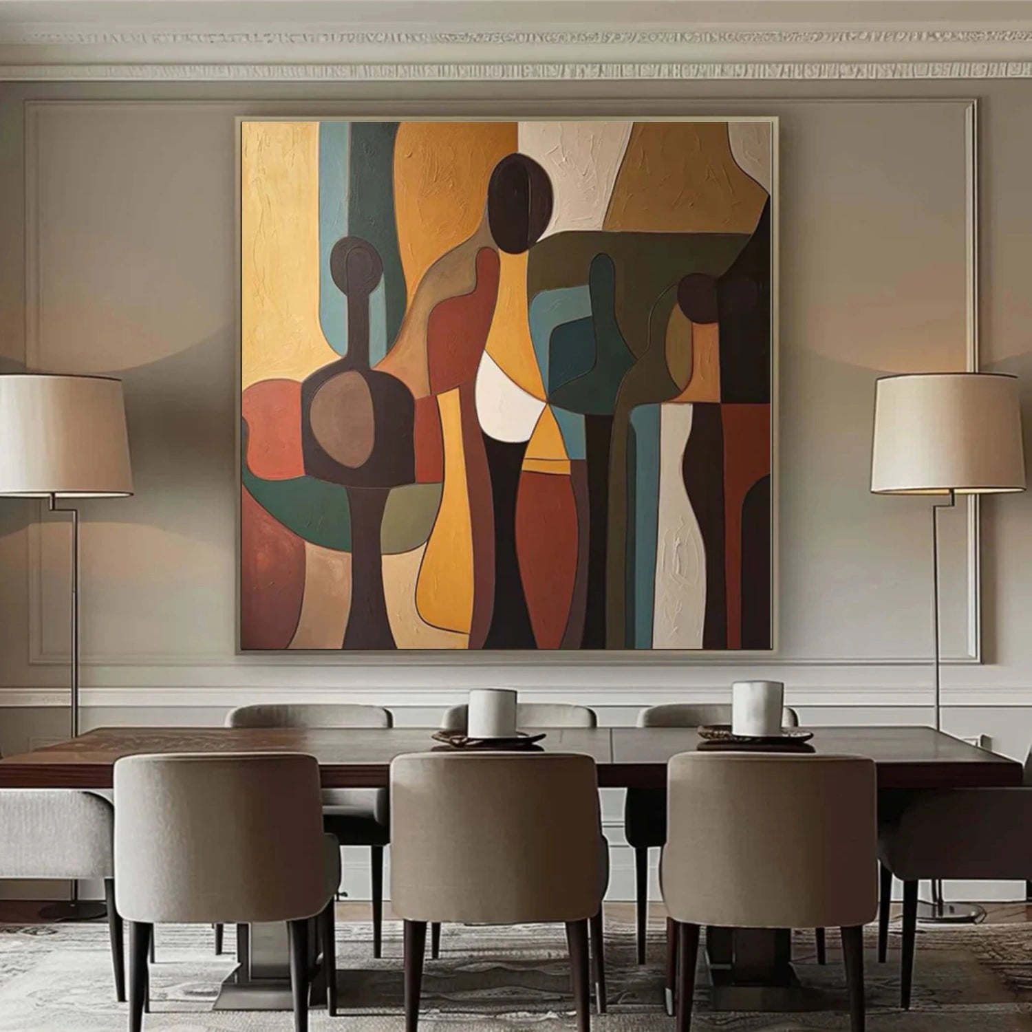 Abstract Canvas Art #WS837