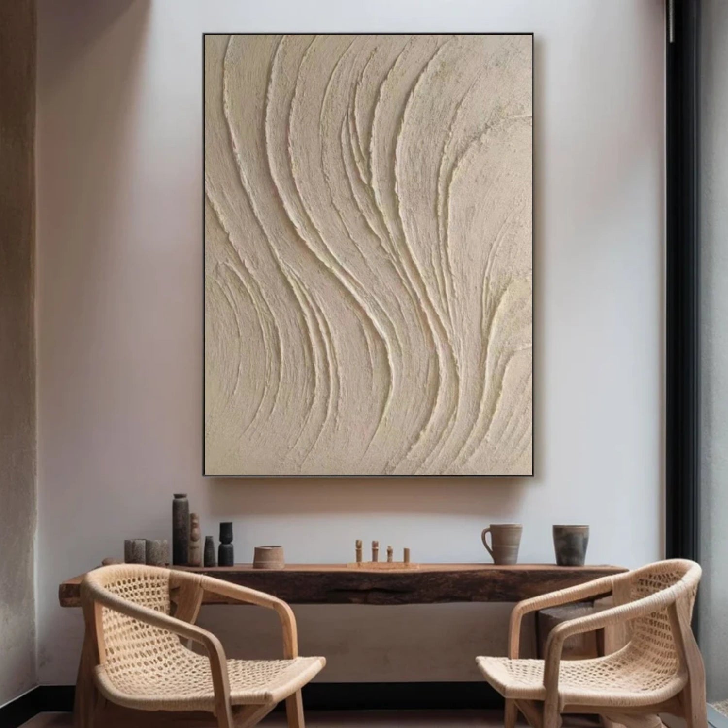 Minimalist Textured Canvas Art #MM375