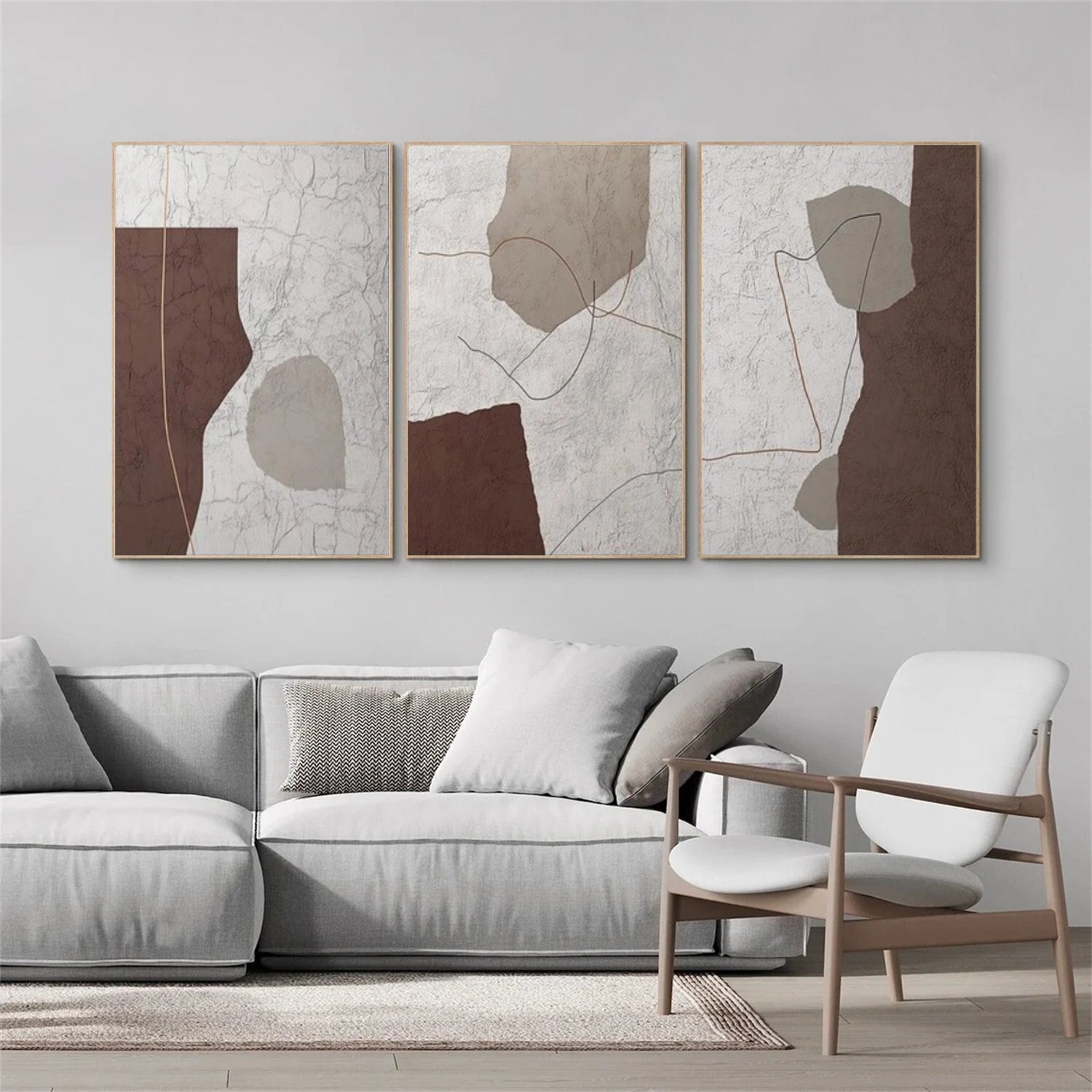 Abstract Canvas Art Set of 3 #WS804