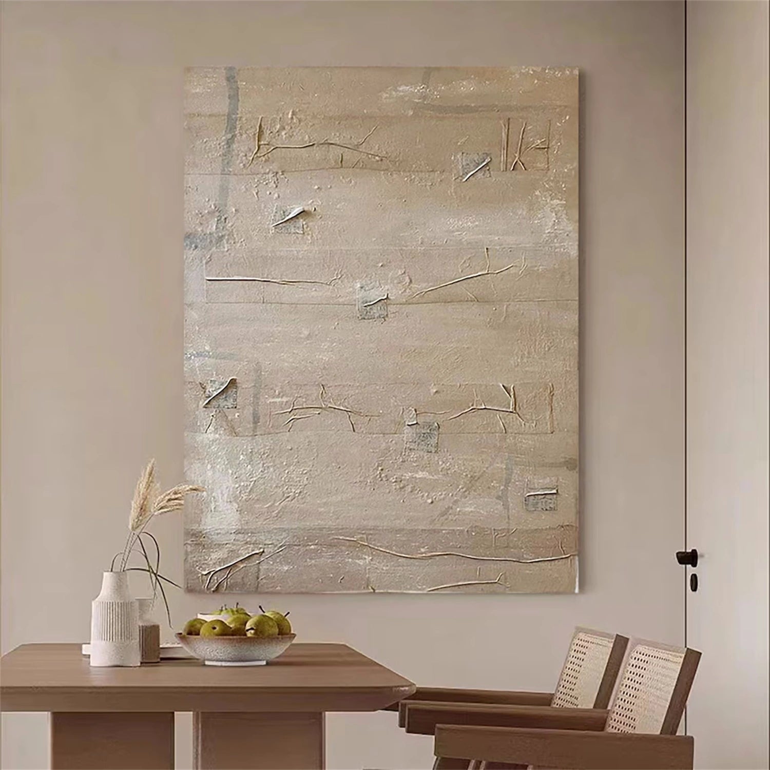 Minimalist Brown & Beige Art #MB005