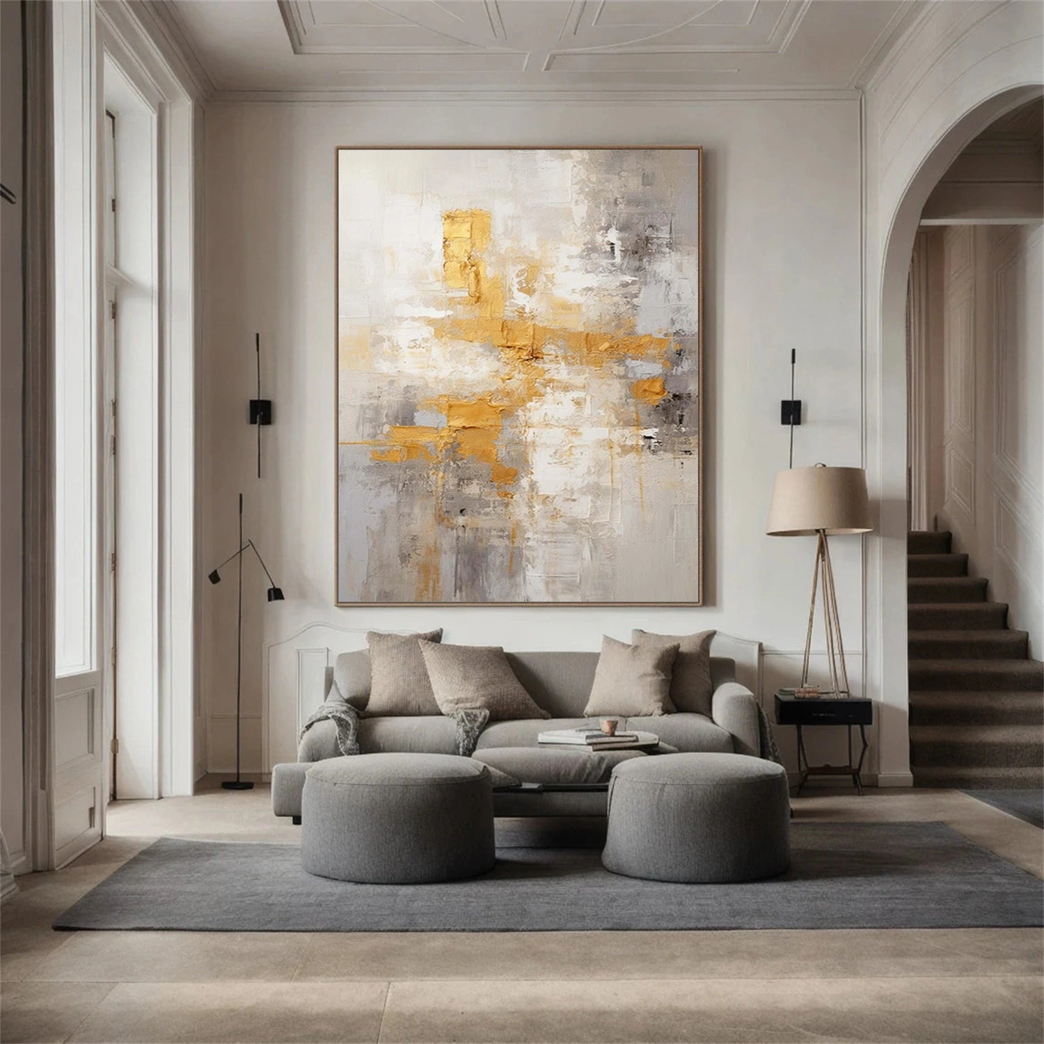 Abstract Canvas Art #WS647