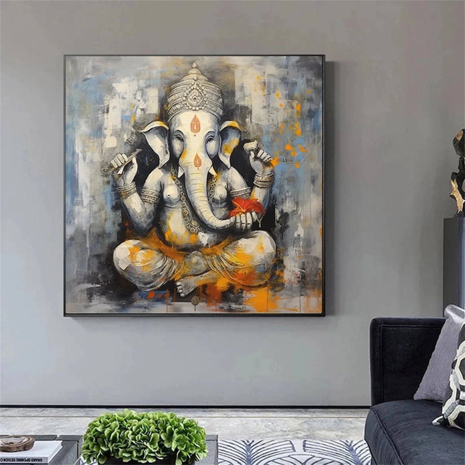 Colorful Abstract Animal Wall Art #AL061