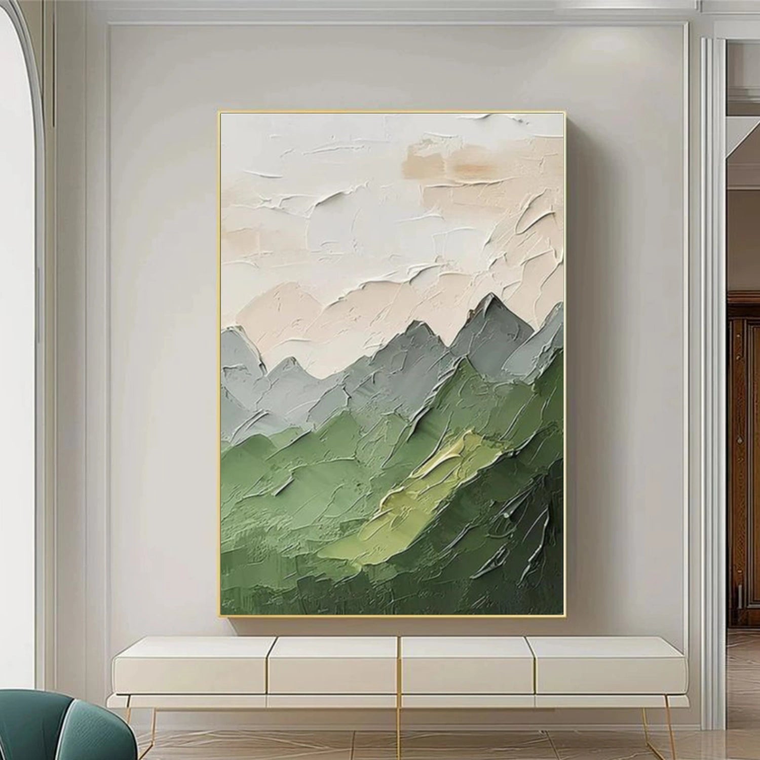 Minimalist Mountain Canvas Art #MM341