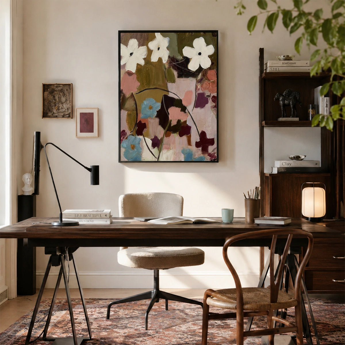 Flower & Tree Abstract Wall Art #ML267