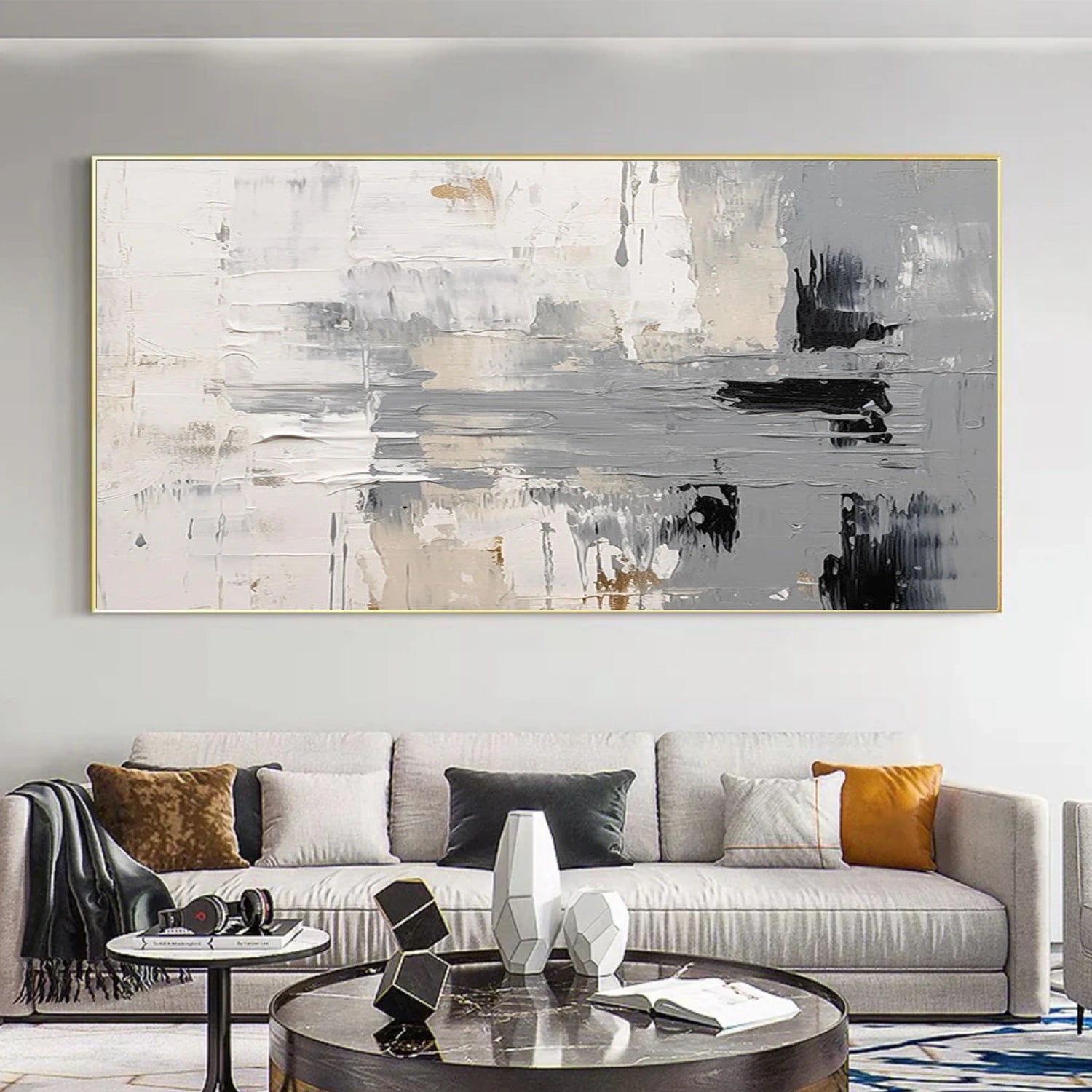 Abstract Textured Canvas Art #WS950