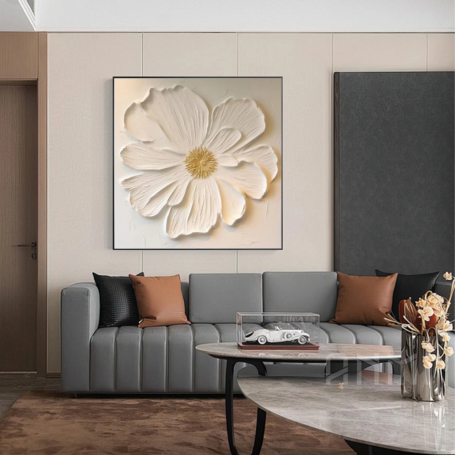 Flower & Tree Abstract Wall Art #ML091