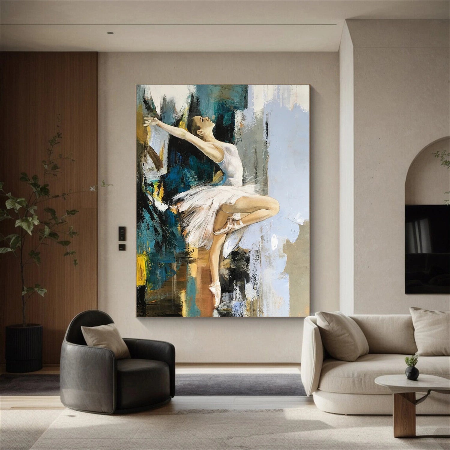 Abstract Portrait Wall Art #AP089