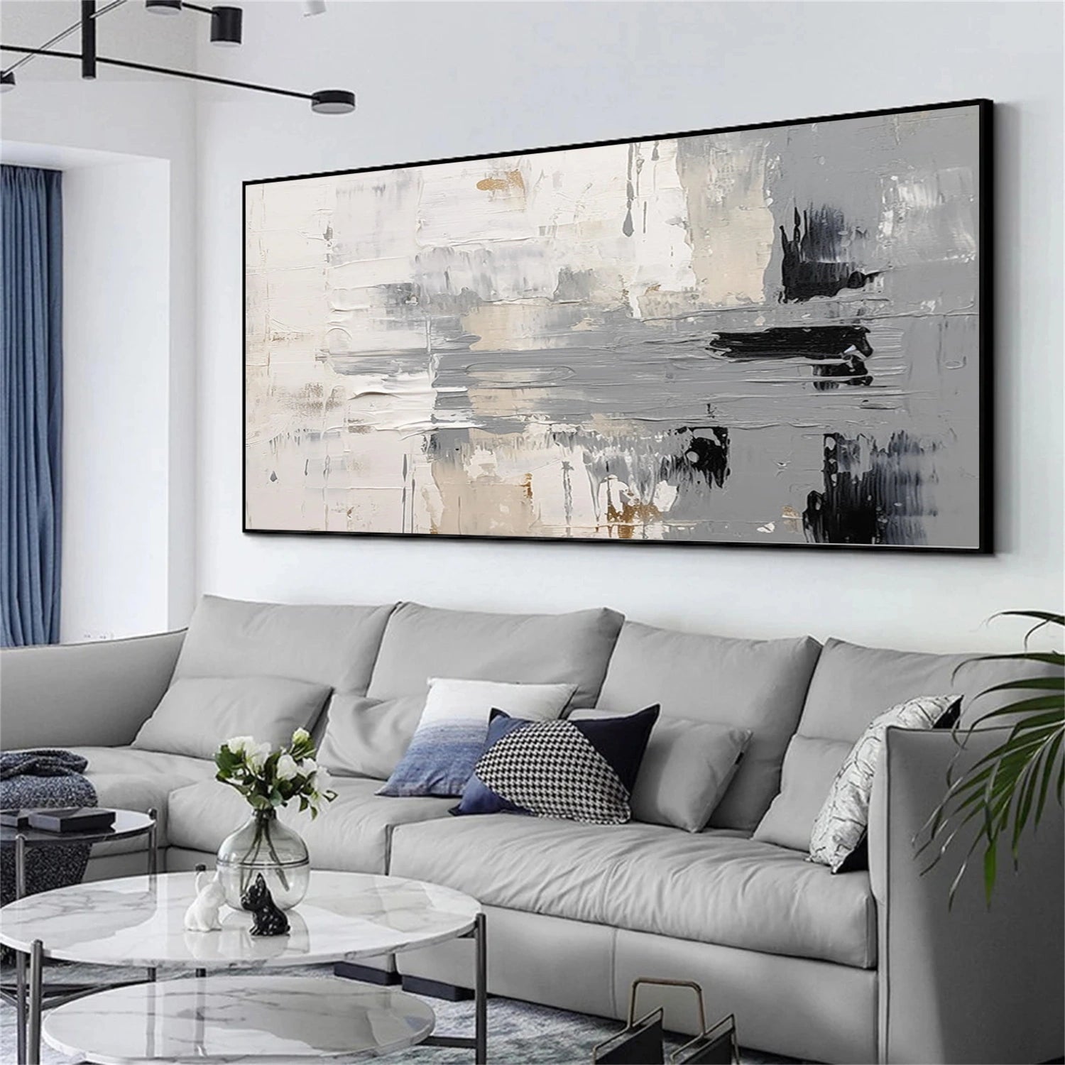 Abstract Textured Canvas Art #WS950