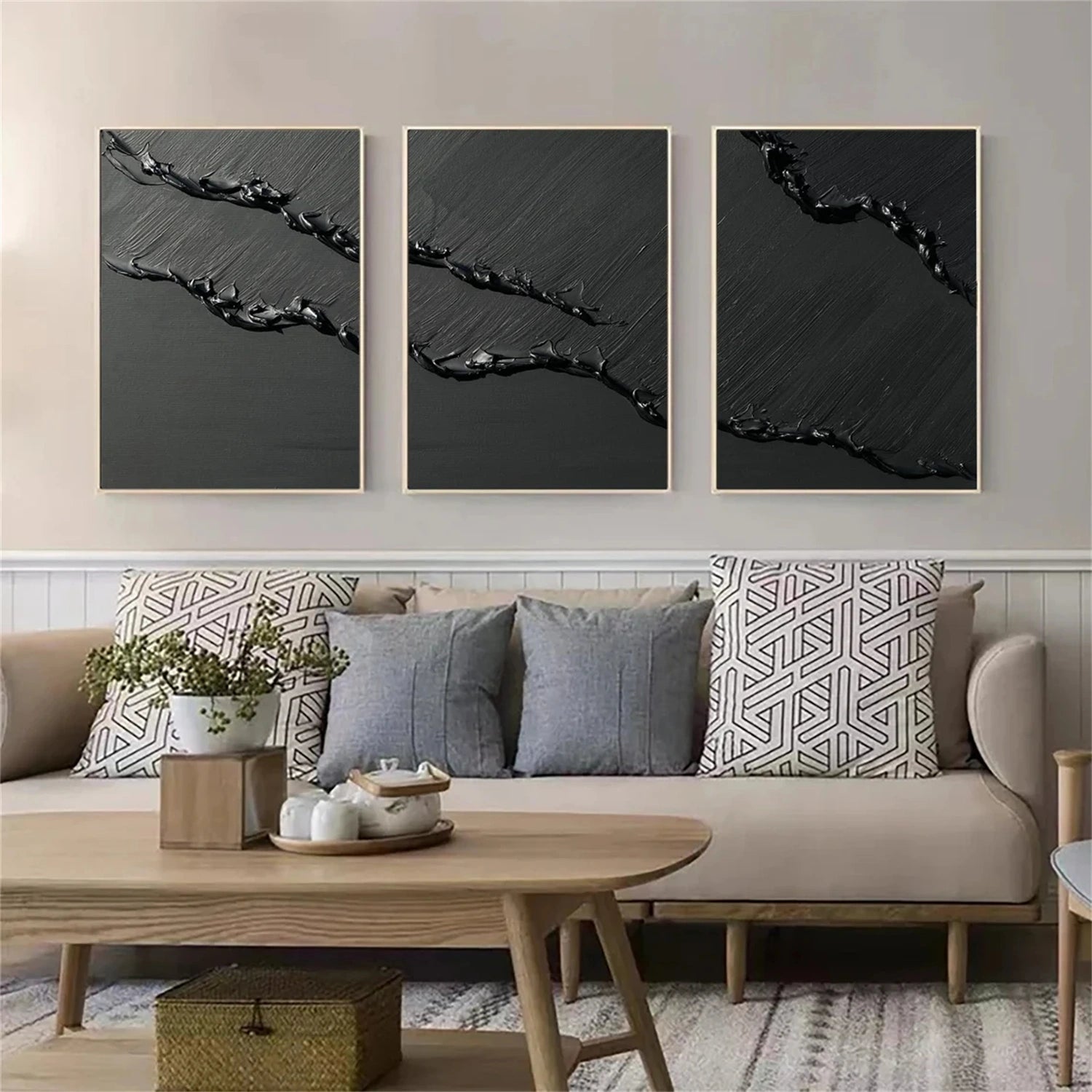 Minimalist Sea & Sky Art Set of 3#MS078