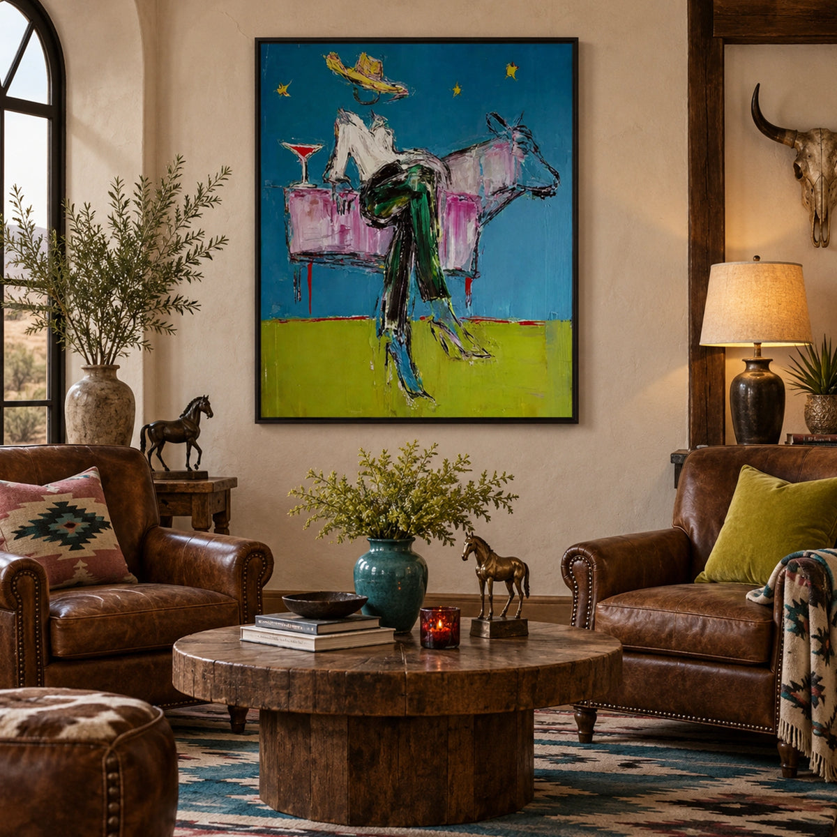 Western Cowboy Art #VA222