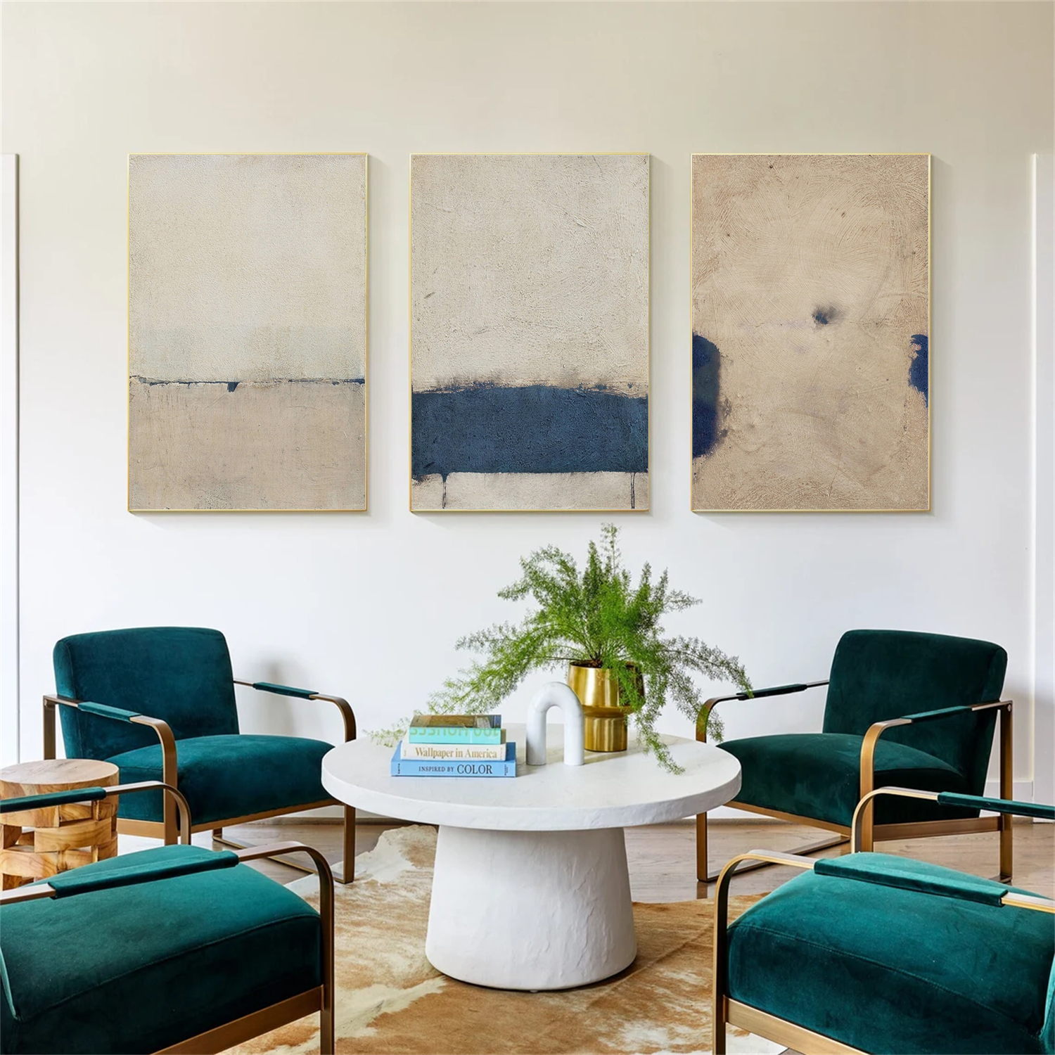 Wabi Sabi Canvas Art Set of 3 #WS657
