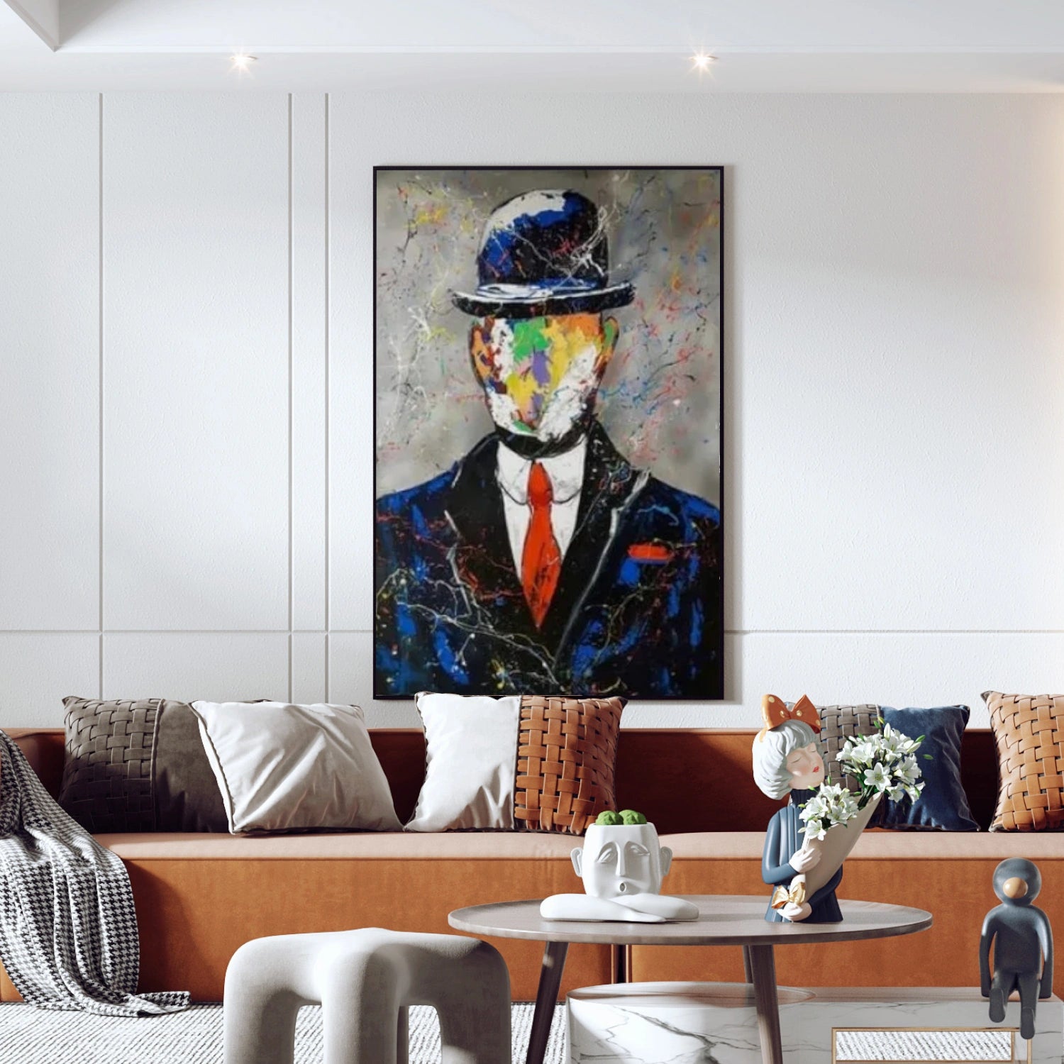 Abstract Portrait Wall Art #AP067