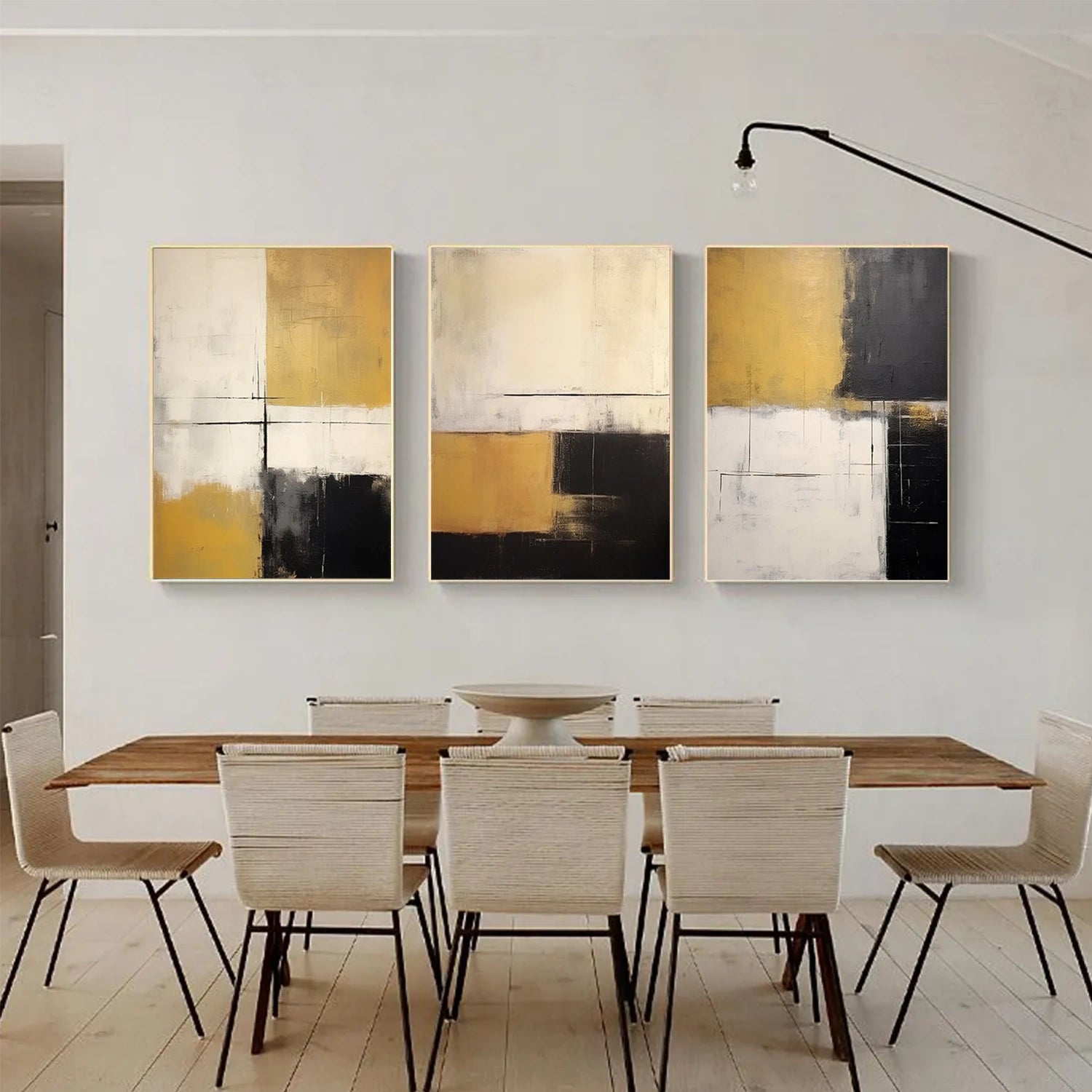 Abstract Canvas Art Set of 3 #WS681