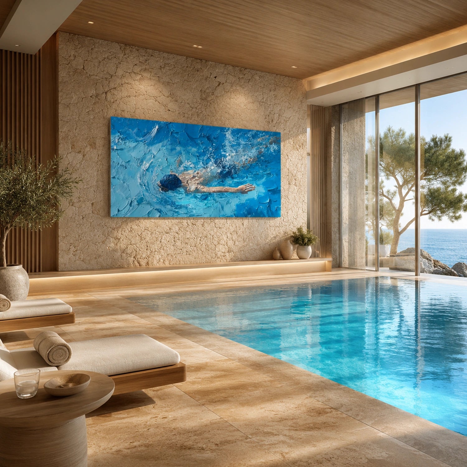Swimming Sport Wall Art #SA108