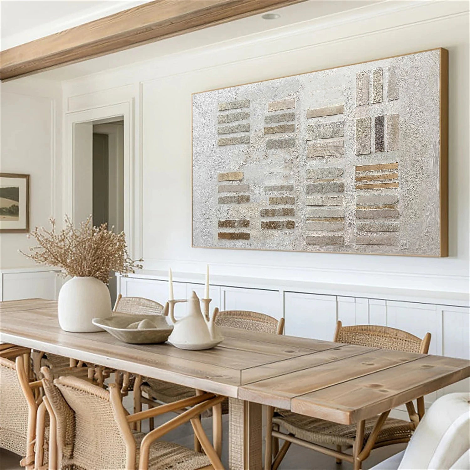 Wabi Sabi Textured Canvas Art #WS928