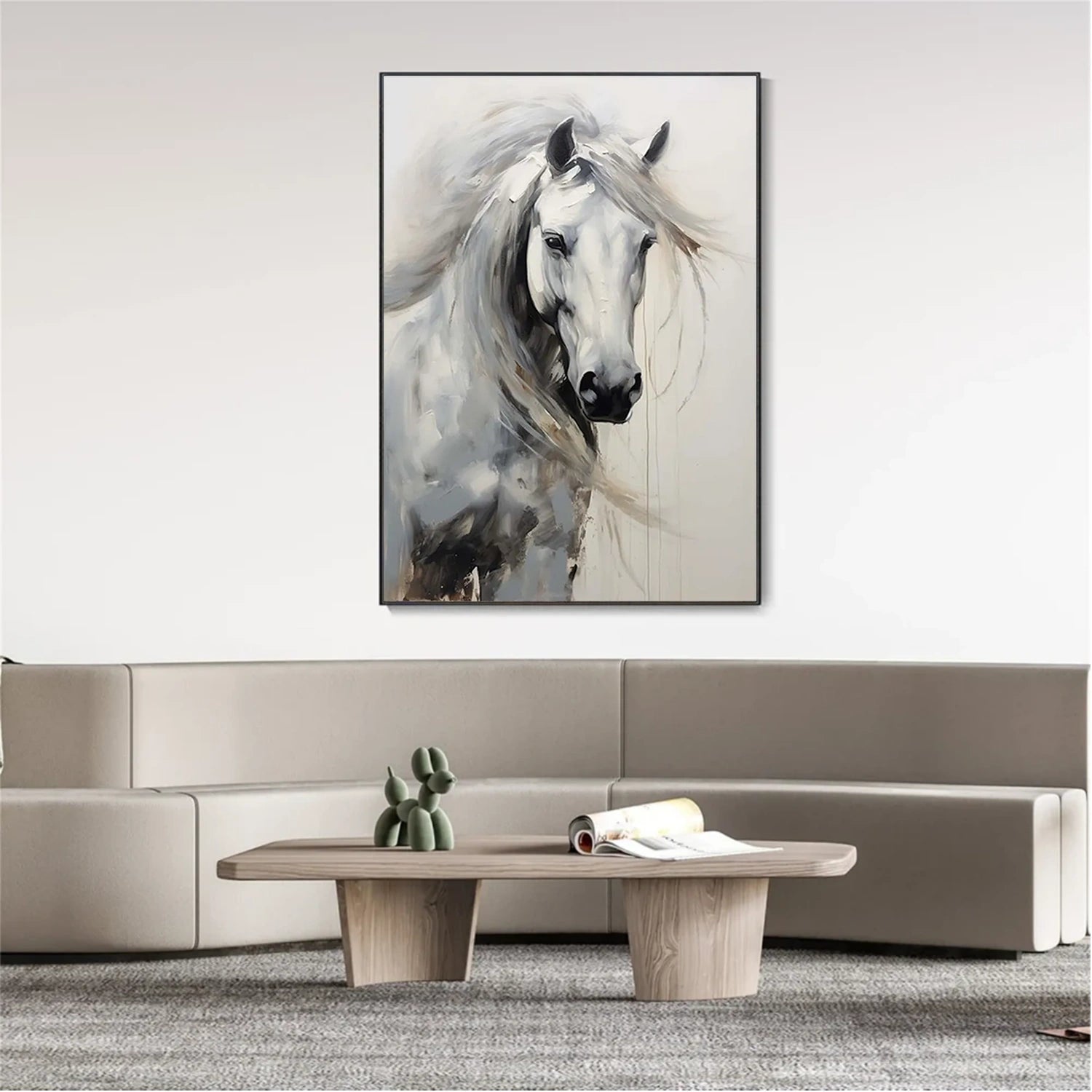 Abstract Animal Horse Wall Art #AL131