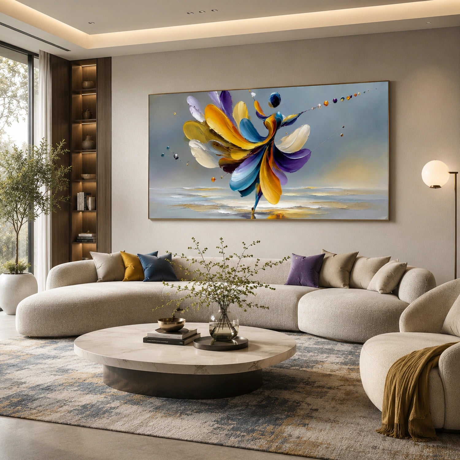 Abstract Portrait Wall Art #AP129
