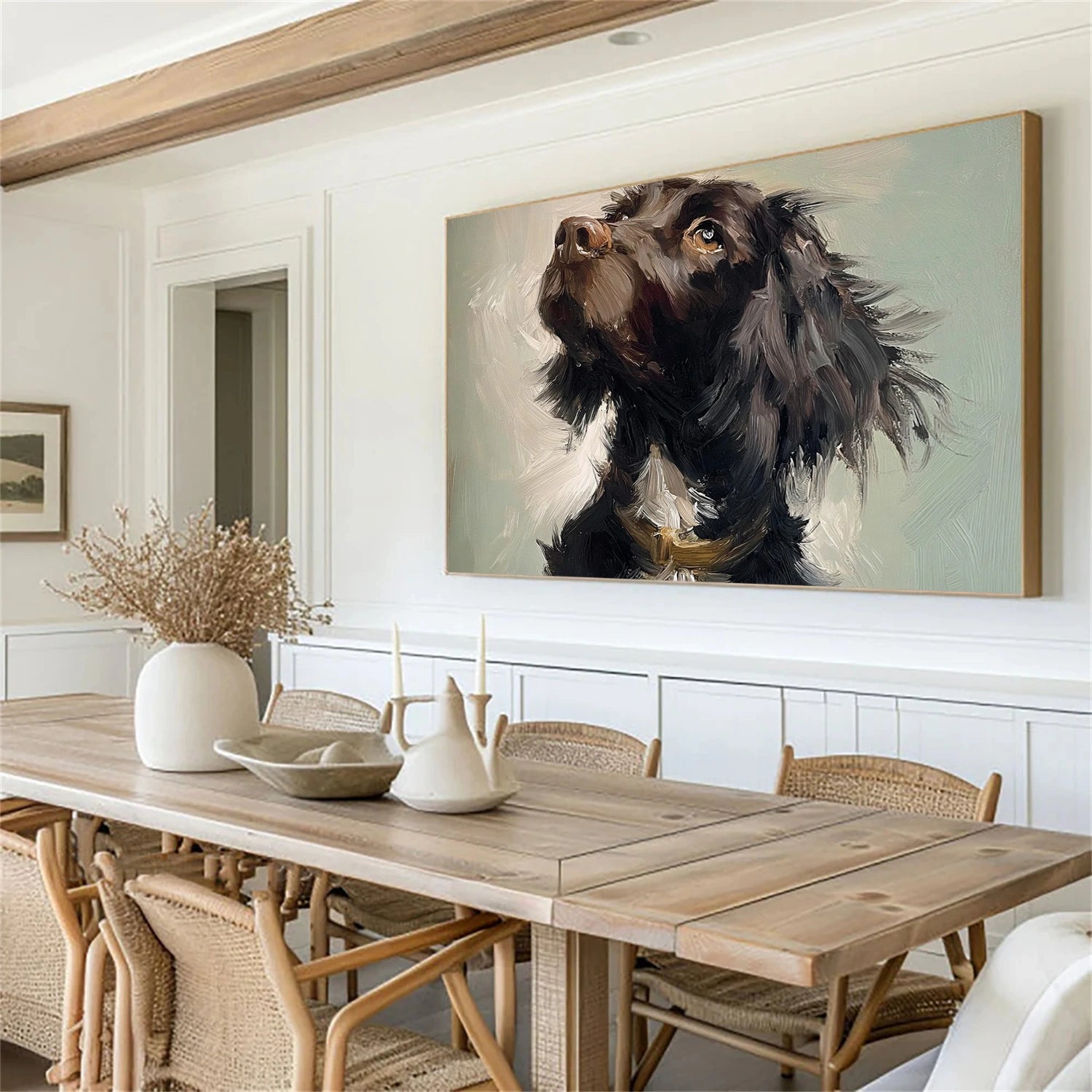 Abstract Animal Dog Wall Art #AL195