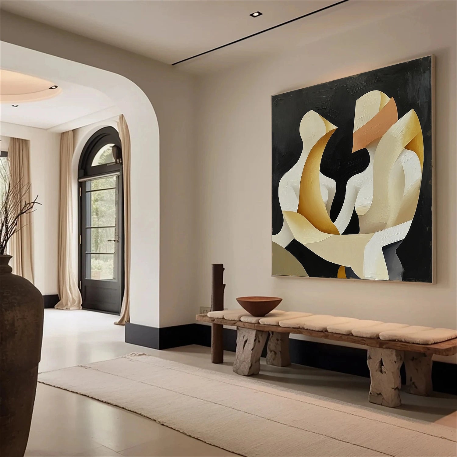 Abstract Portrait Wall Art #AP079