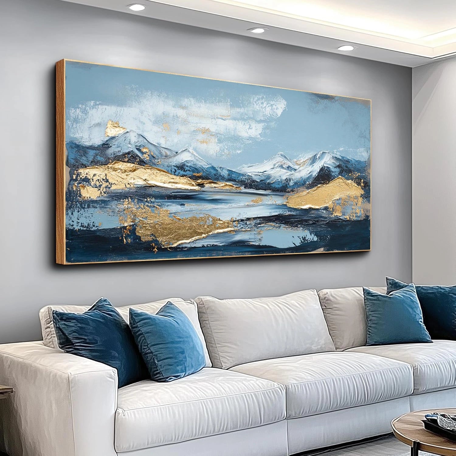 Minimalist Mountain Canvas Art #MM387
