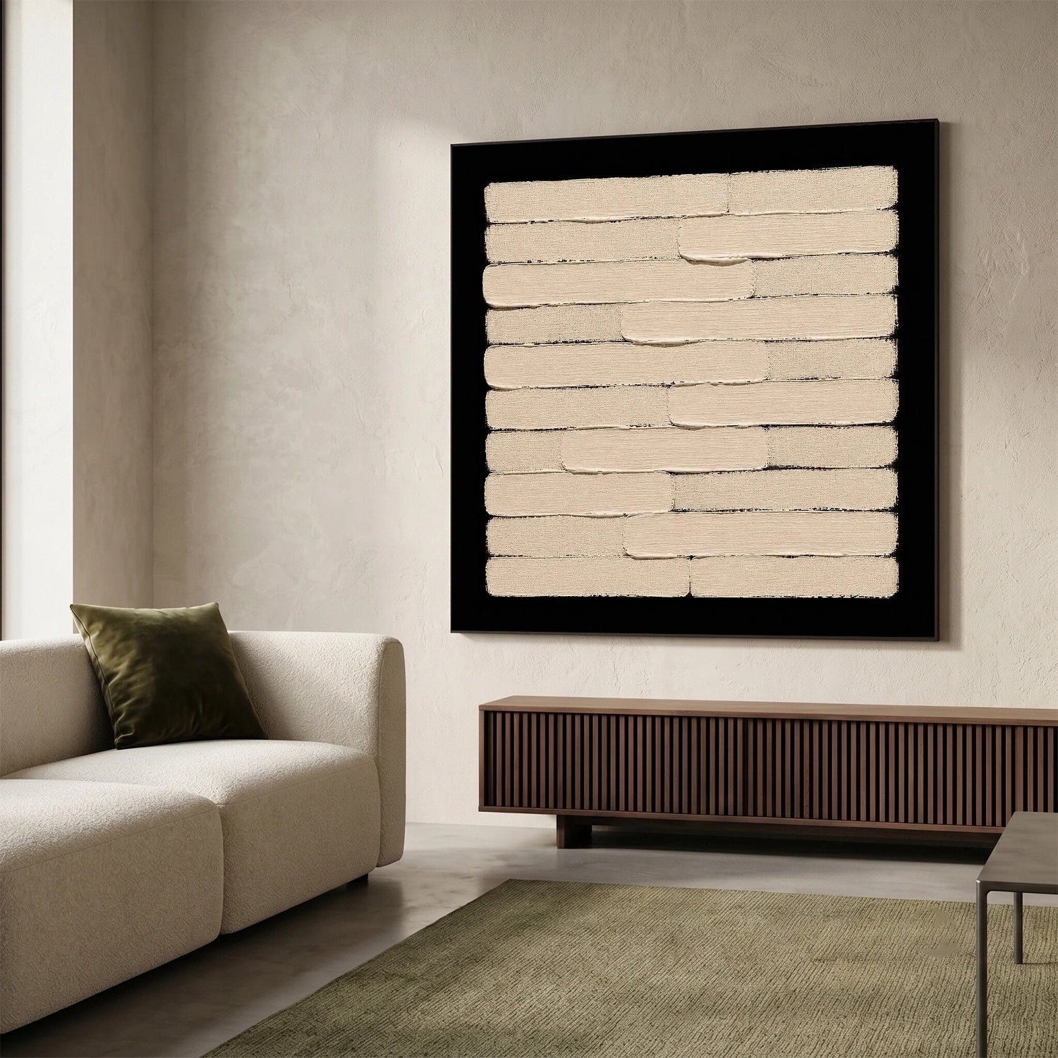 Wabi Sabi Textured Canvas Art #WS1078