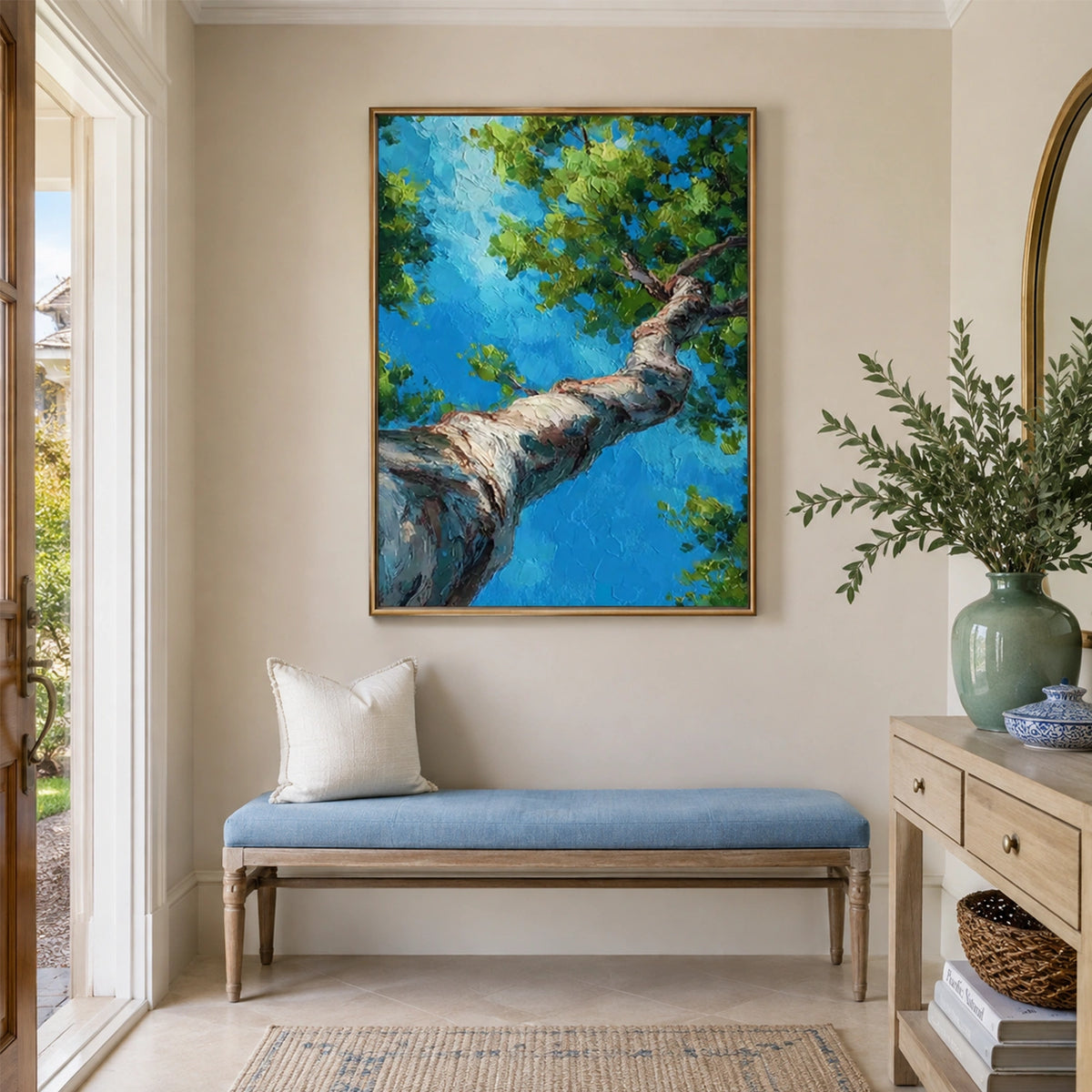 Flower & Tree Abstract Wall Art #ML291
