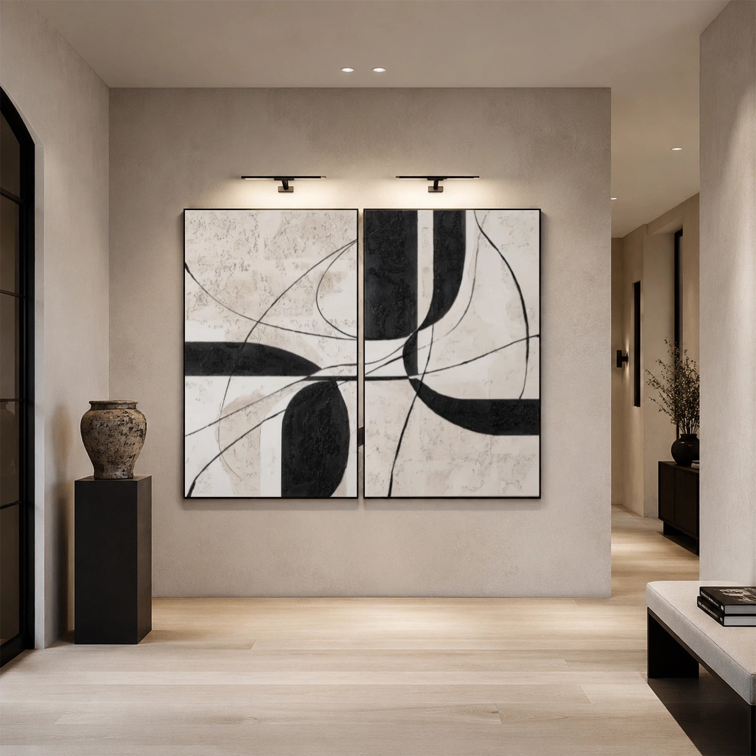 Wabi Sabi Canvas Art Set of 2 #WS1104