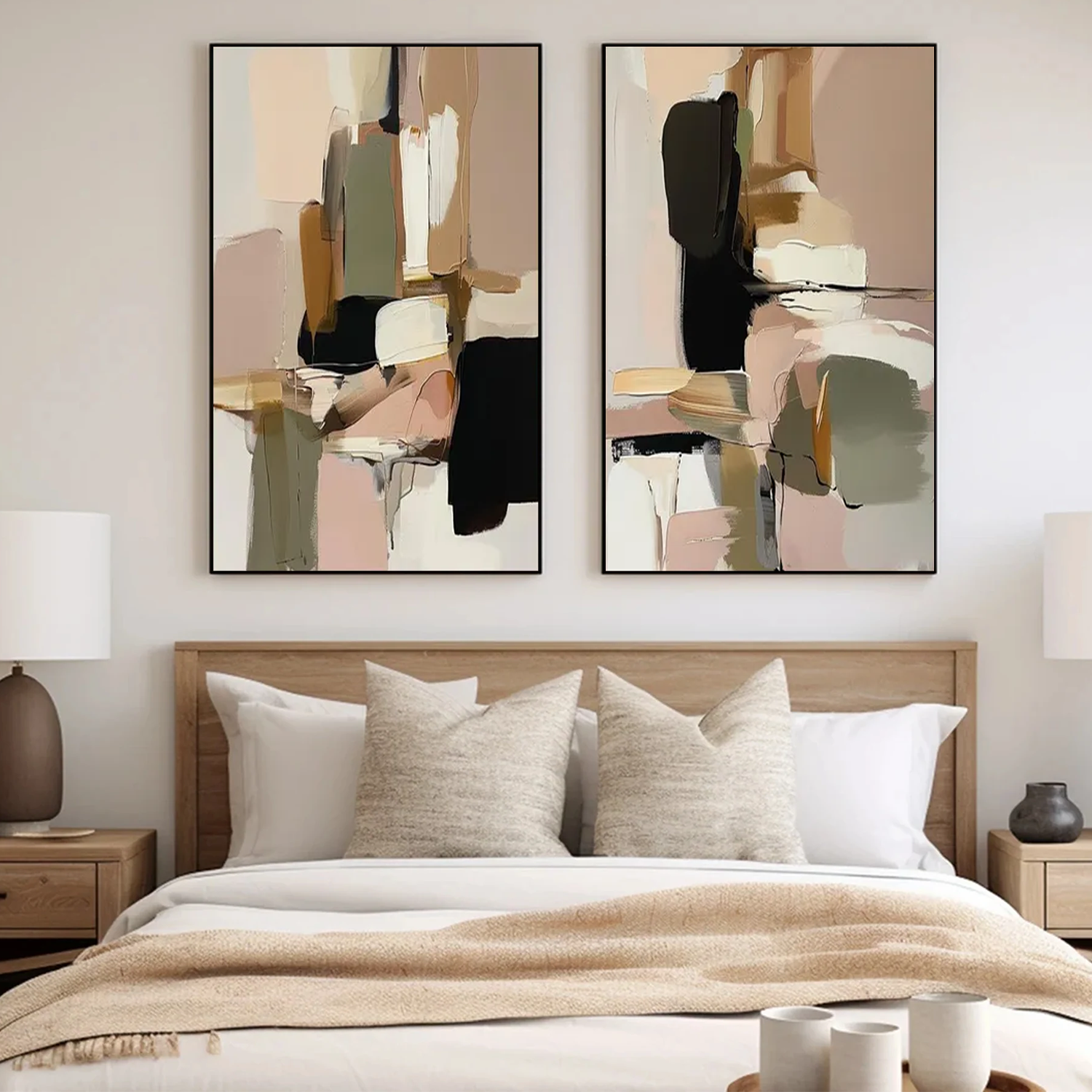 Abstract Canvas Art Set of 2 #WS662