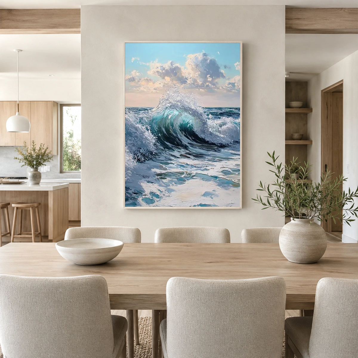 Sea & Sky Abstract Wall Art #MS365