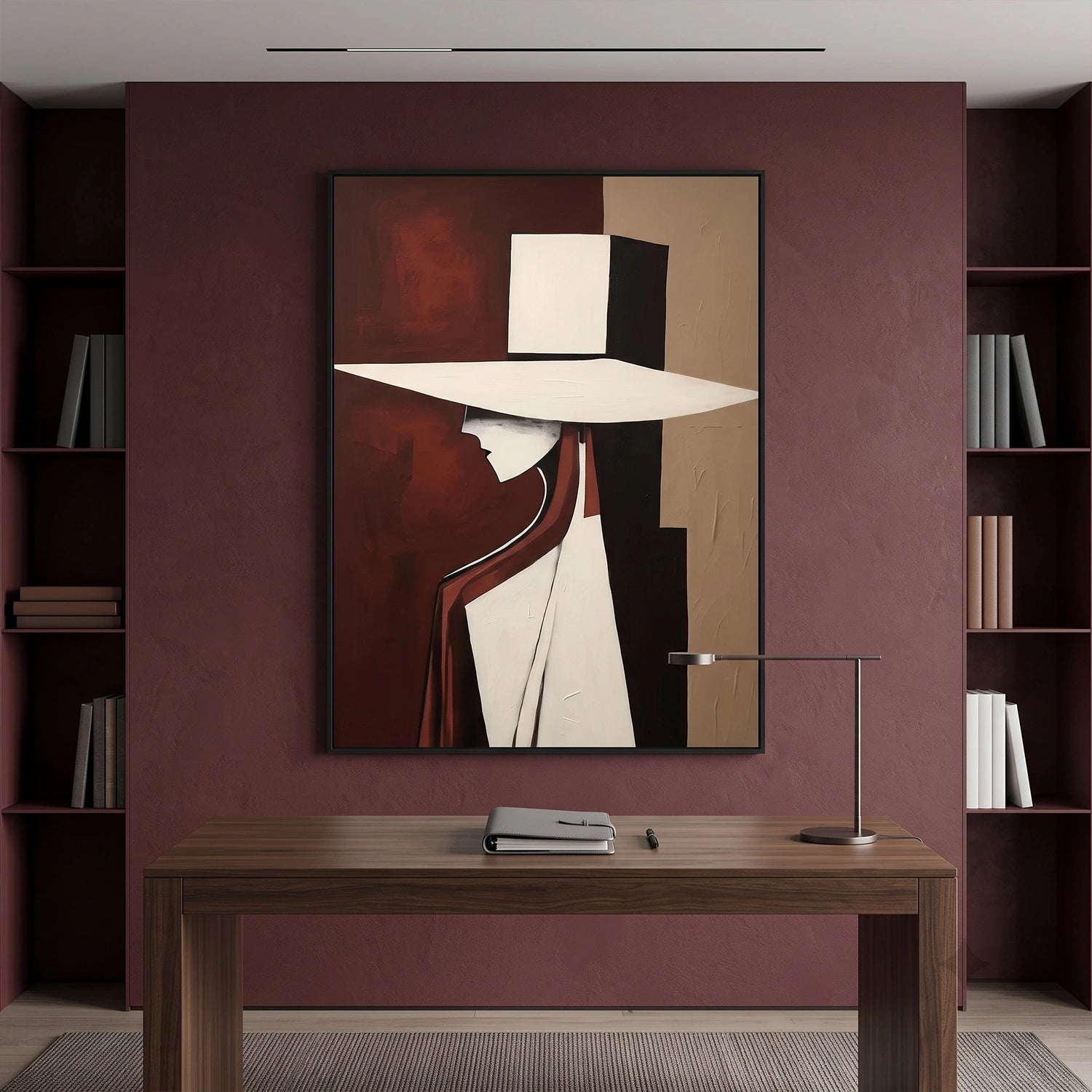 Abstract Portrait Wall Art #AP137