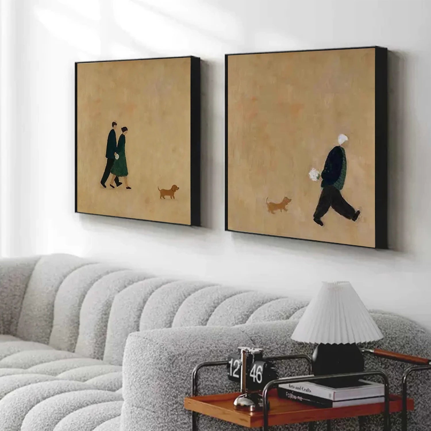 Abstract Portrait Wall Art Set of 2 #AP106